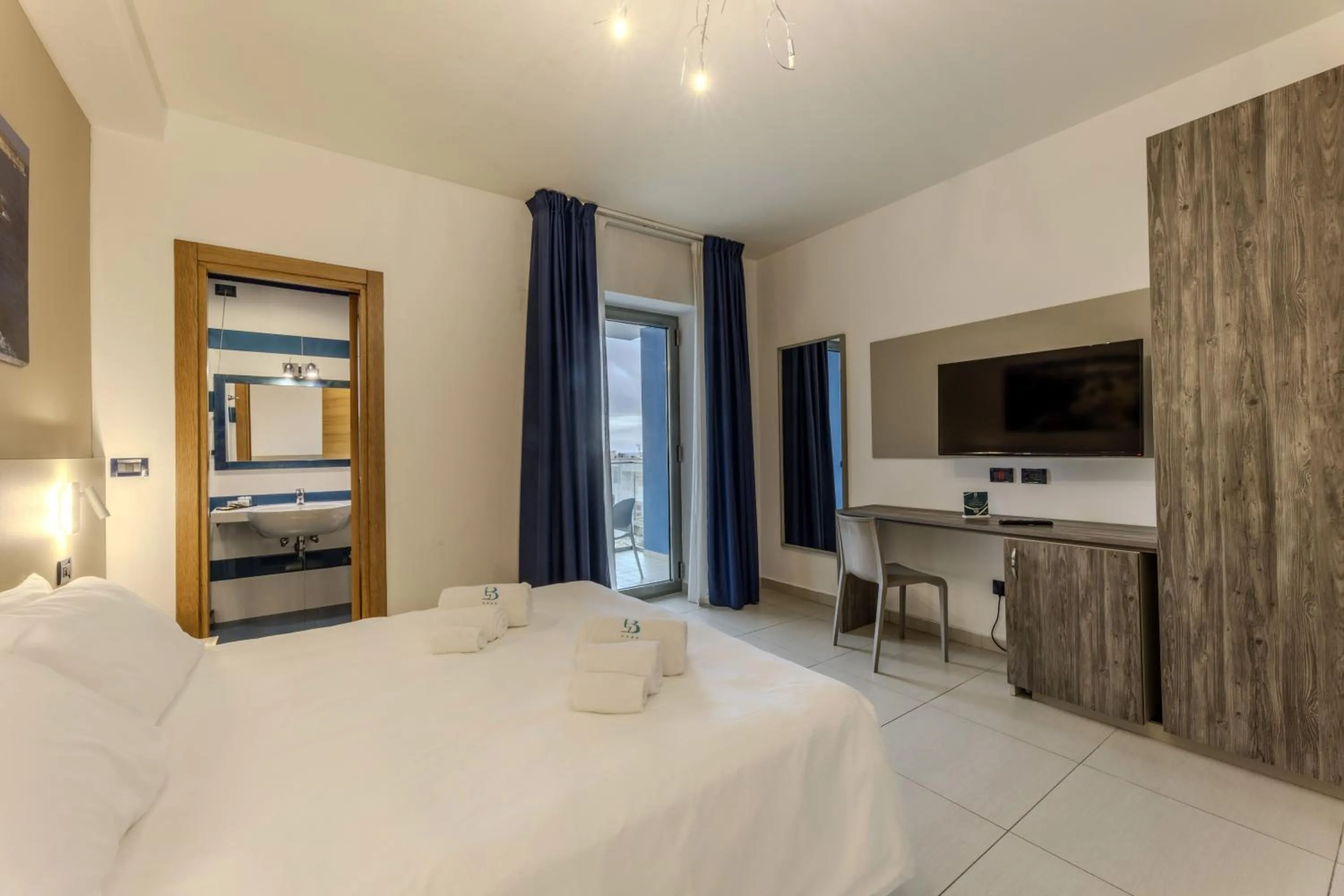 Bed in Hotel Belvedere