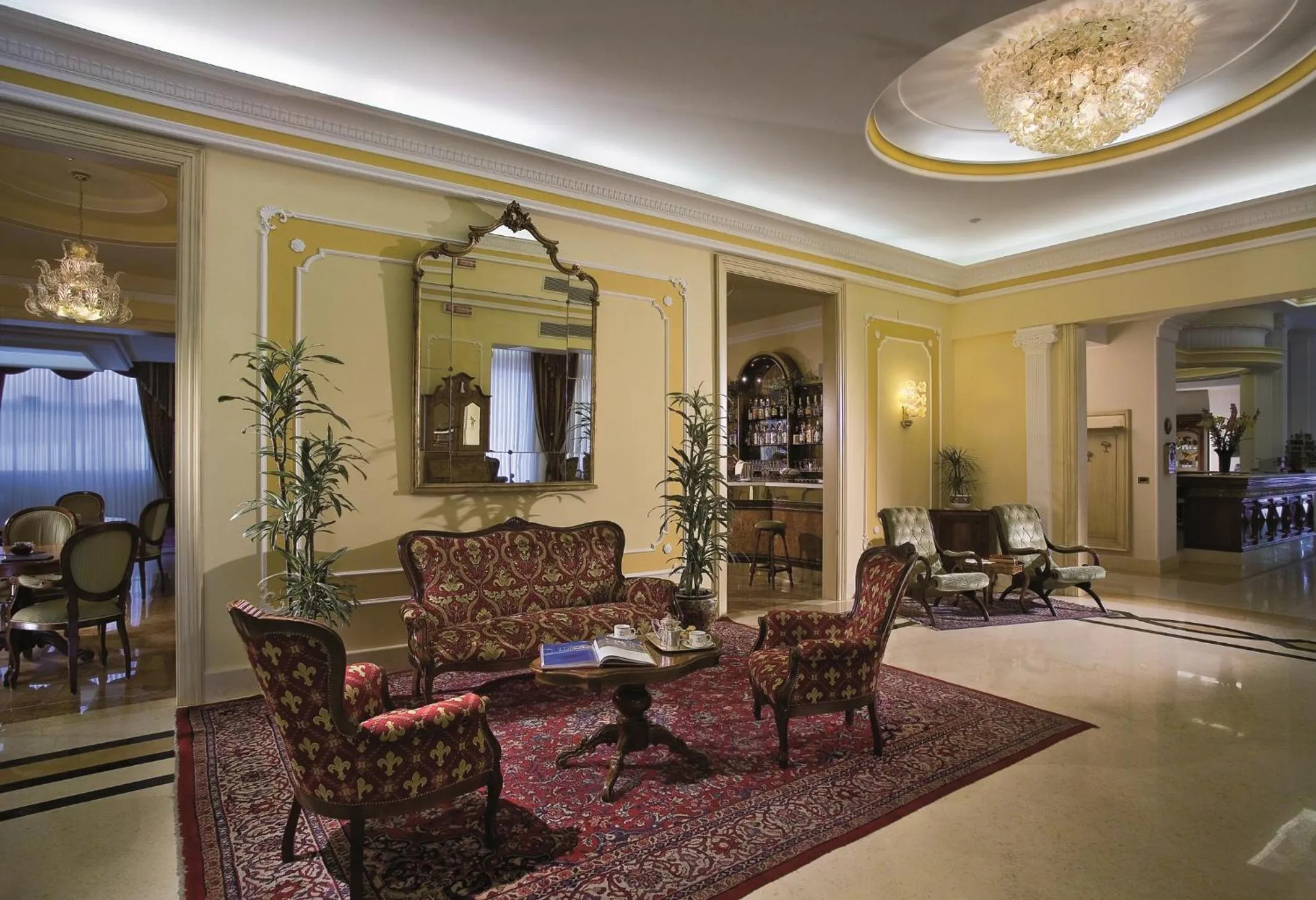 Lobby or reception in Palace Hotel Meggiorato