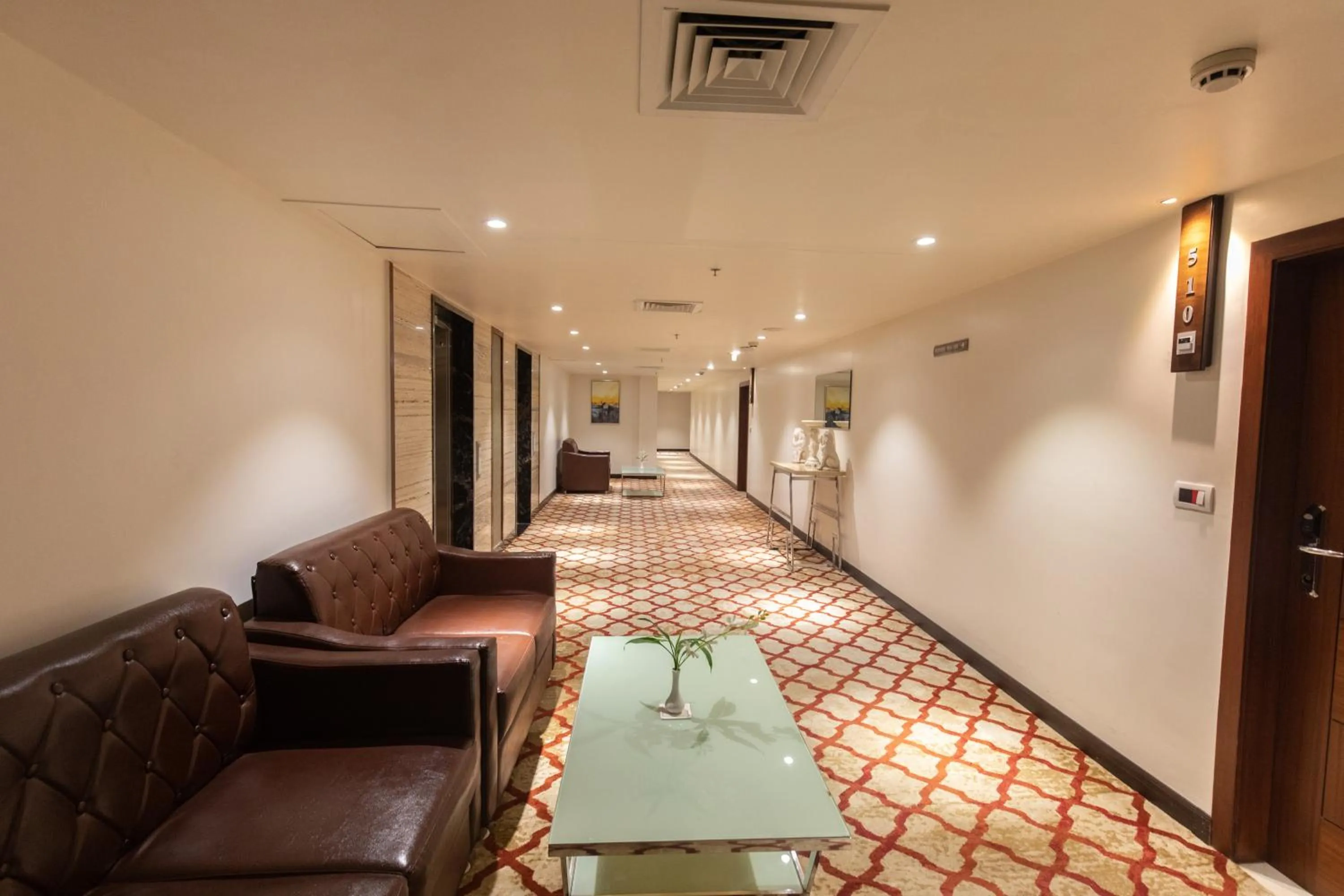 Decorative detail in Hotel Sandy's Tower