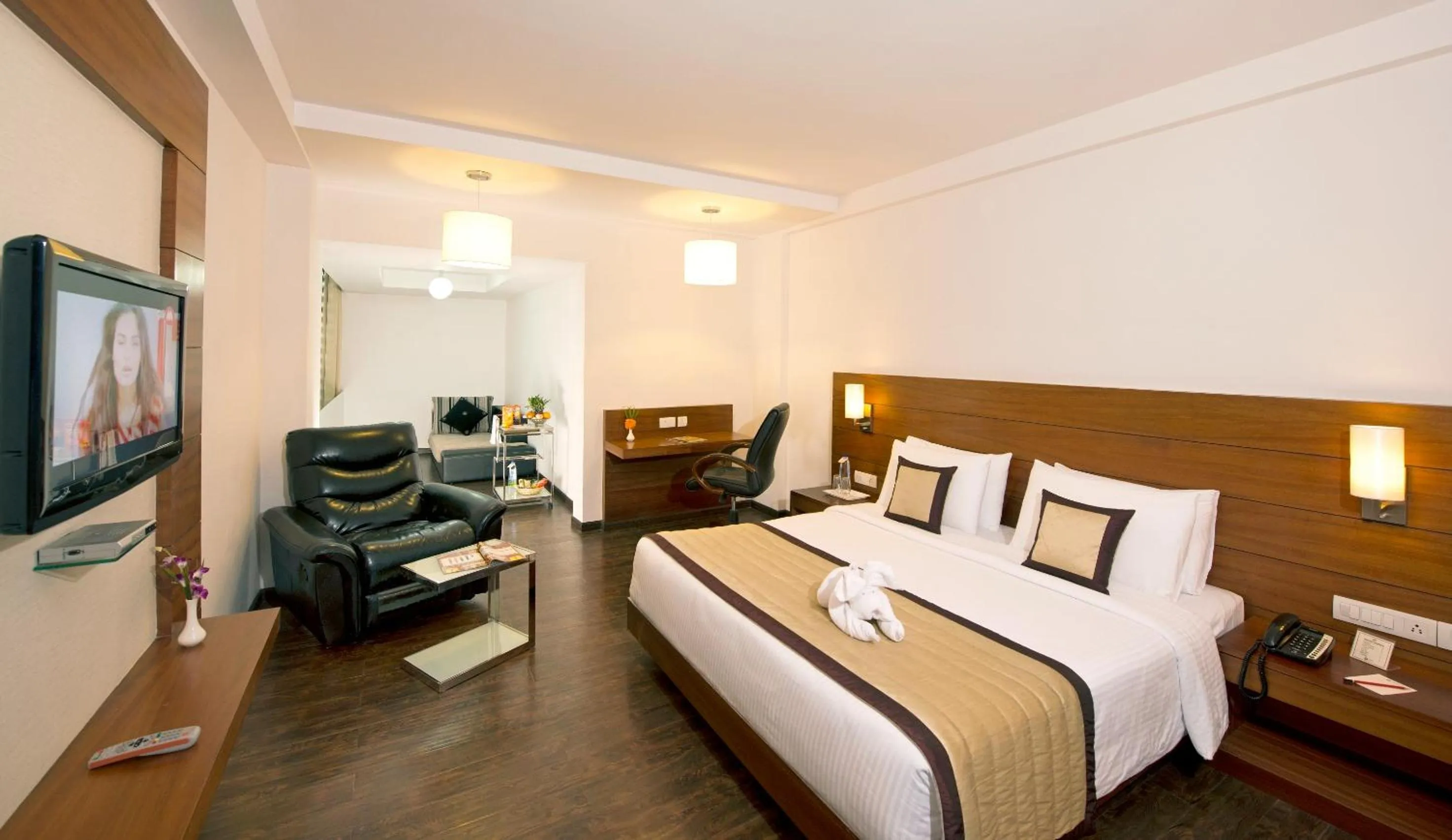 Photo of the whole room, Bed in Hotel Sandy's Tower