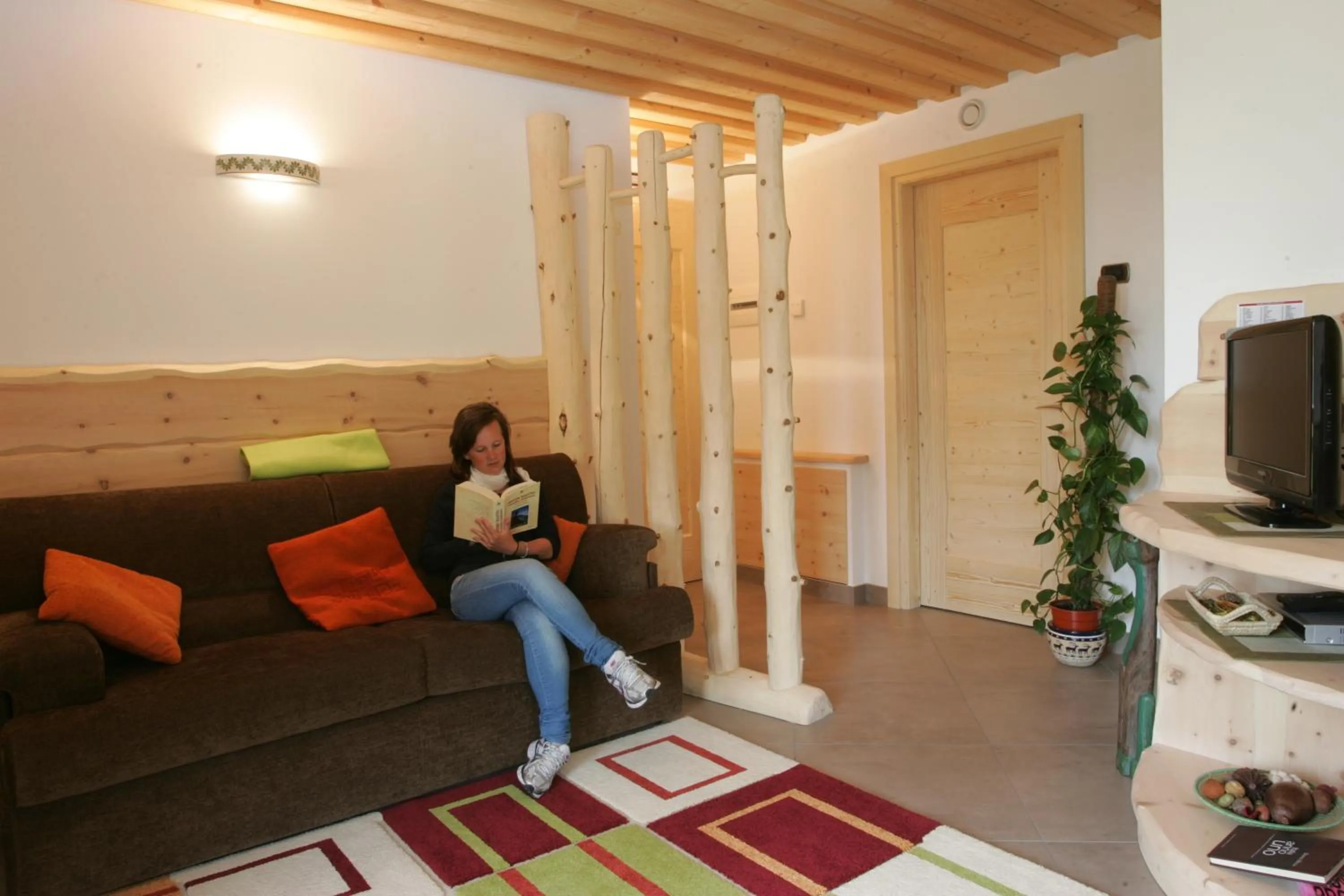 Living room in Chalet Nada