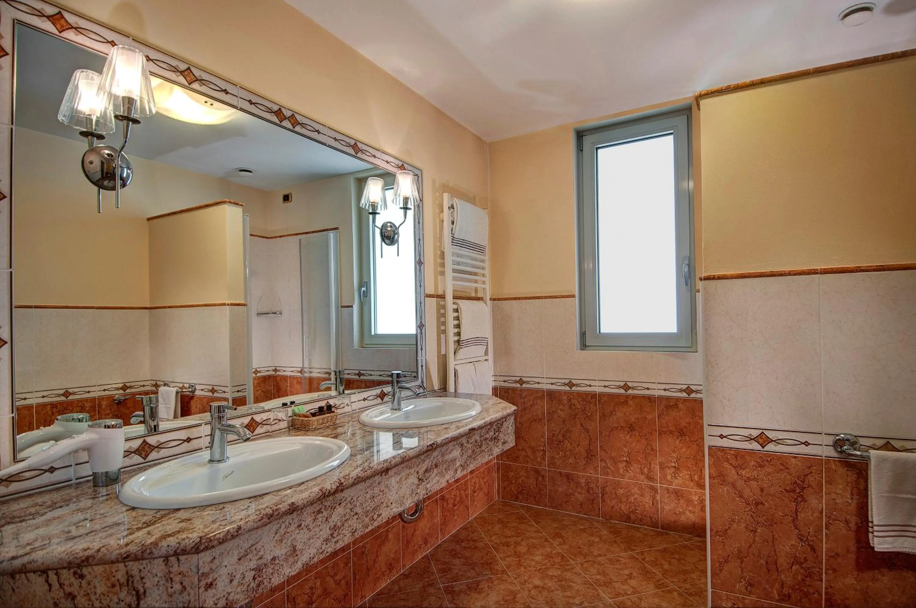 Shower in Hotel Terme All'Alba