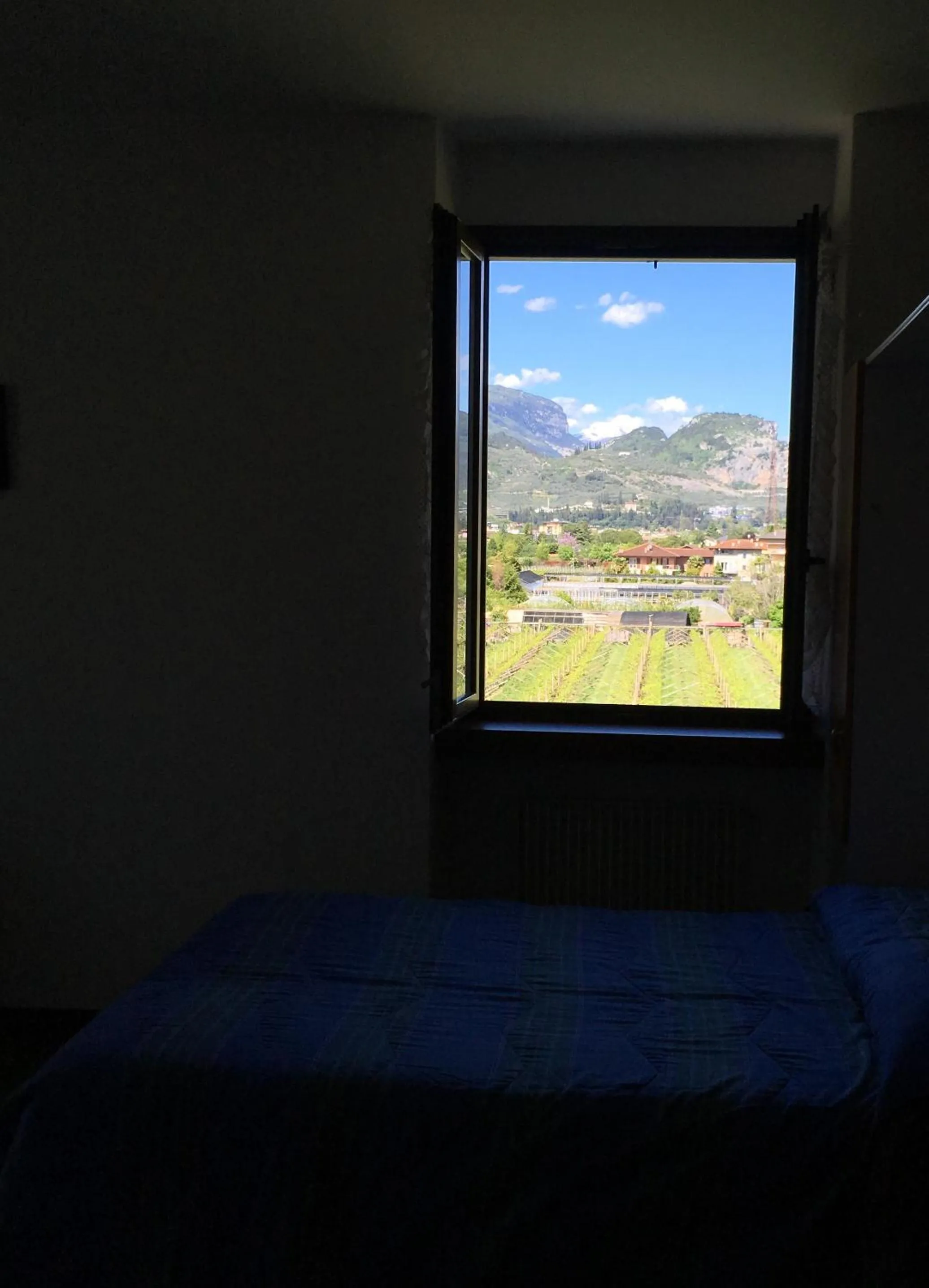 View (from property/room), Bed in Le Servite Apartments