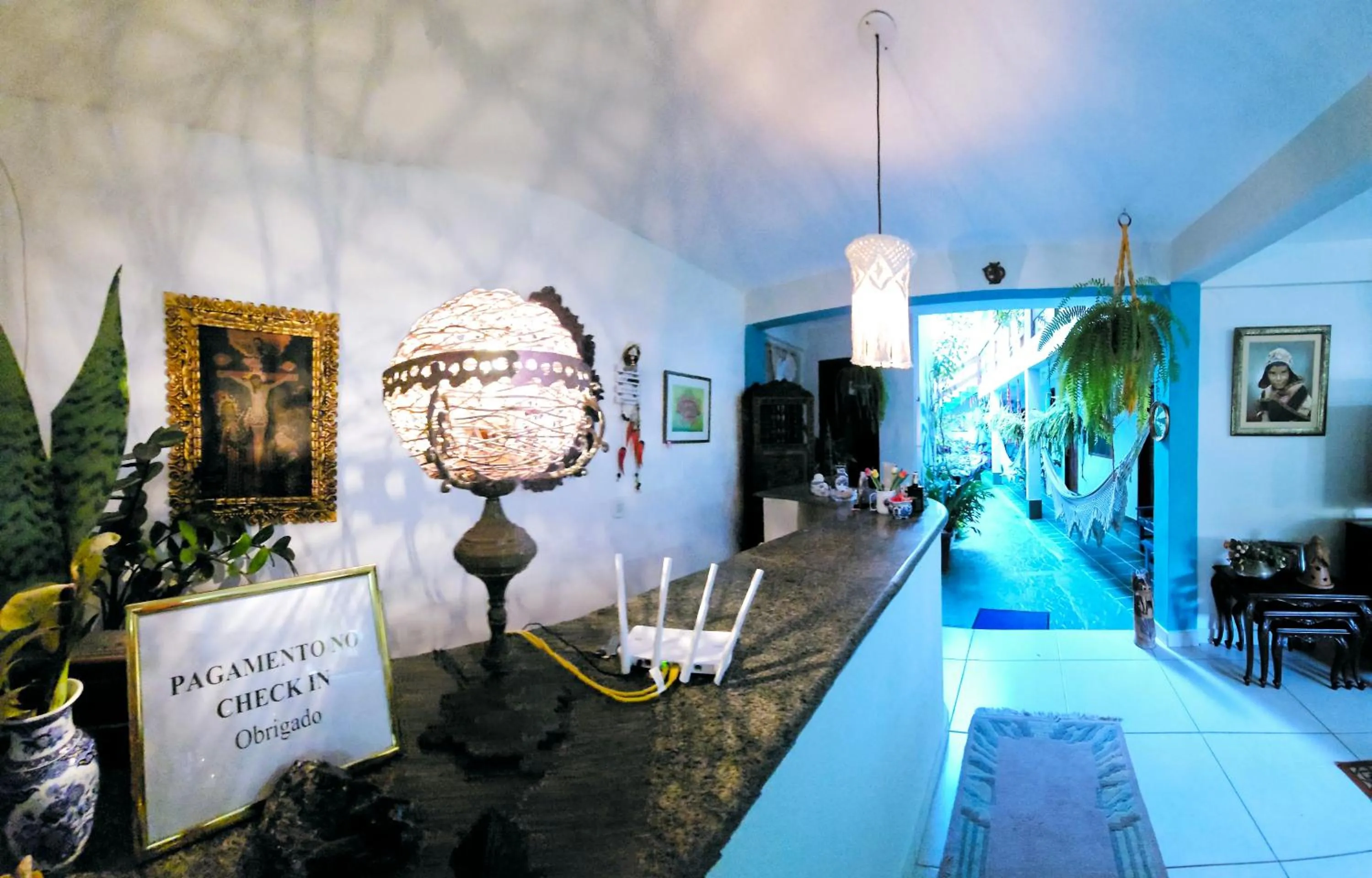 Lobby or reception in Mikaela Arraial D'Ajuda Hospedaria