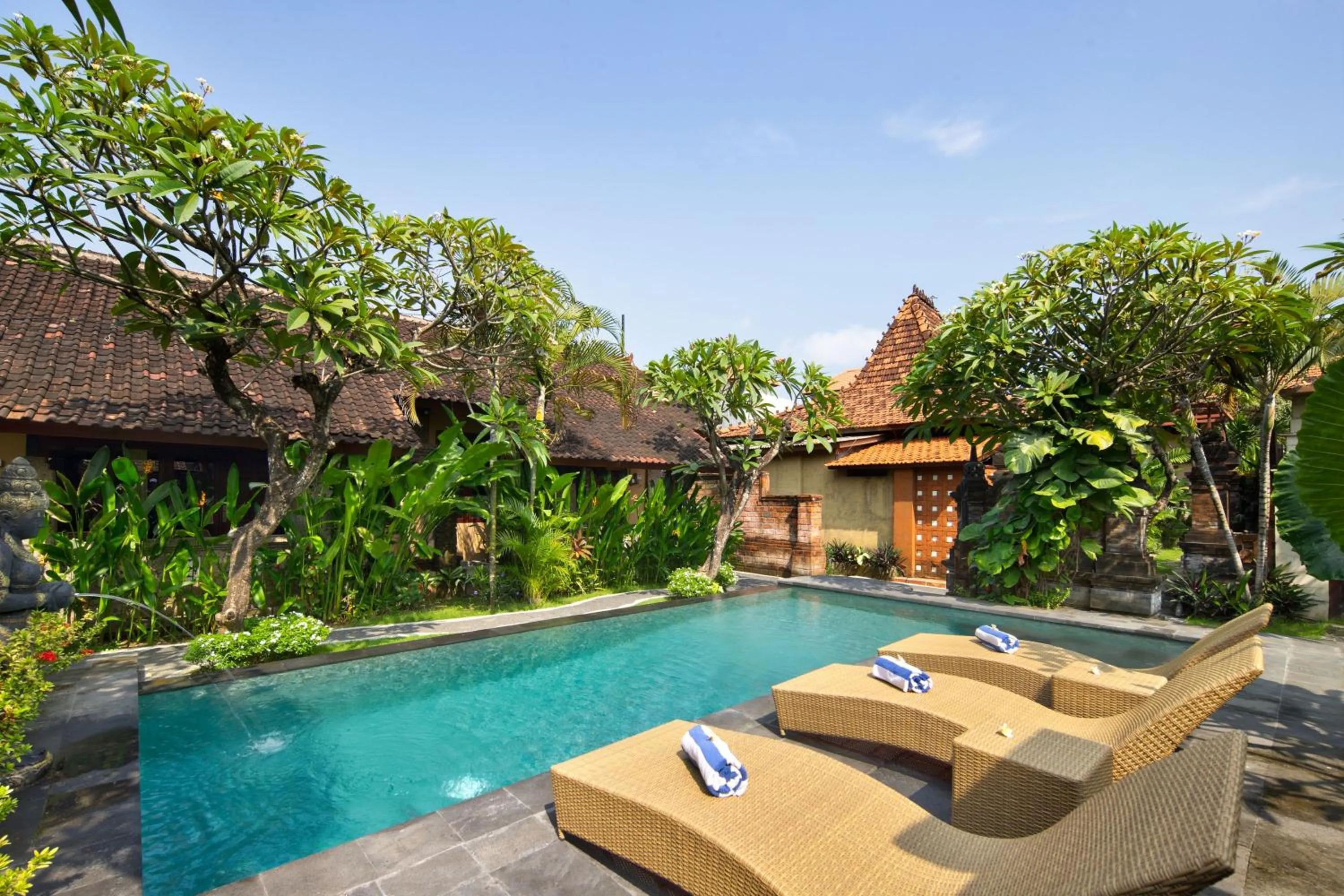 Swimming pool in Mahe Garden Inn and Villas by Kamara