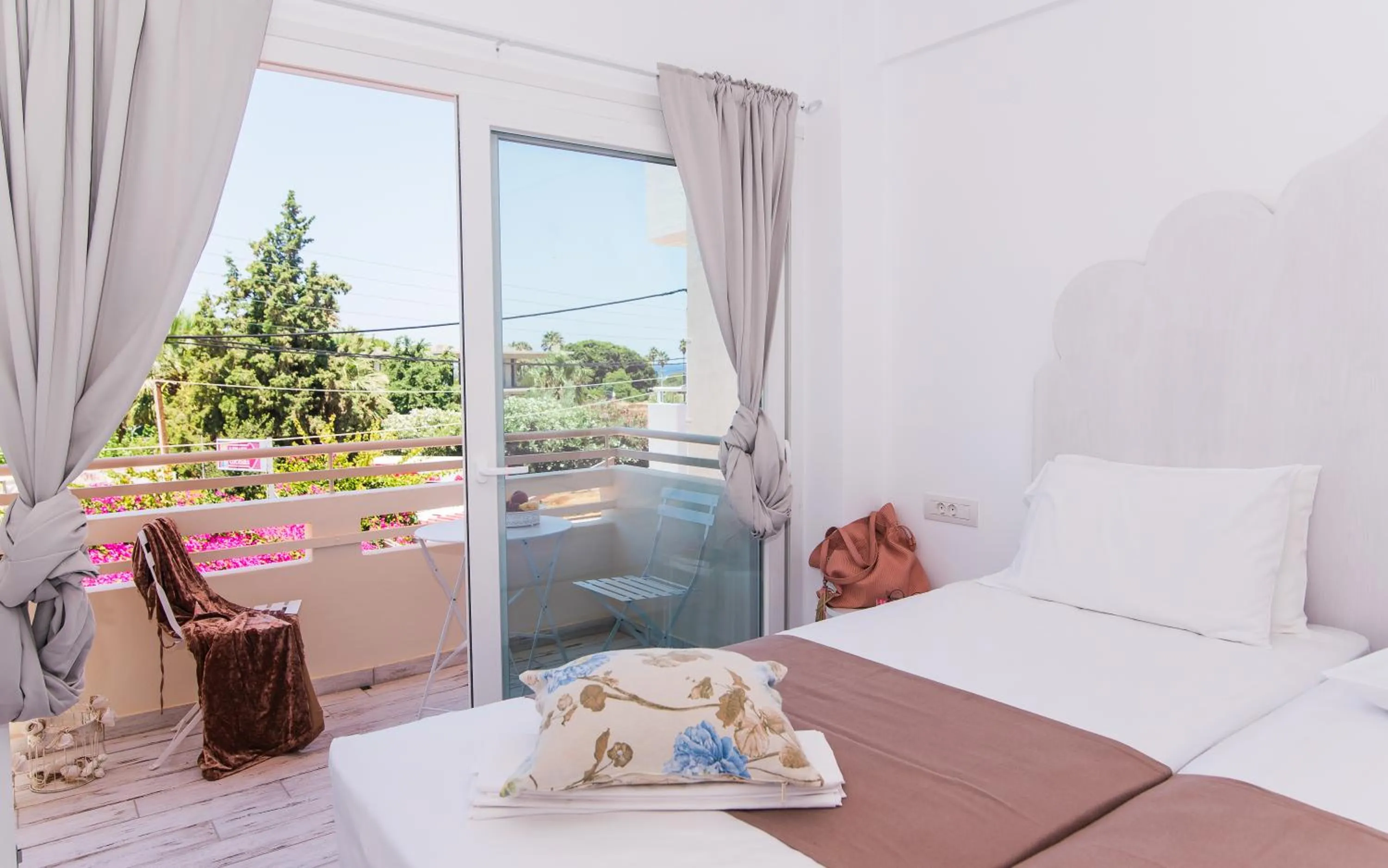 Balcony/Terrace, Bed in Stella Maria