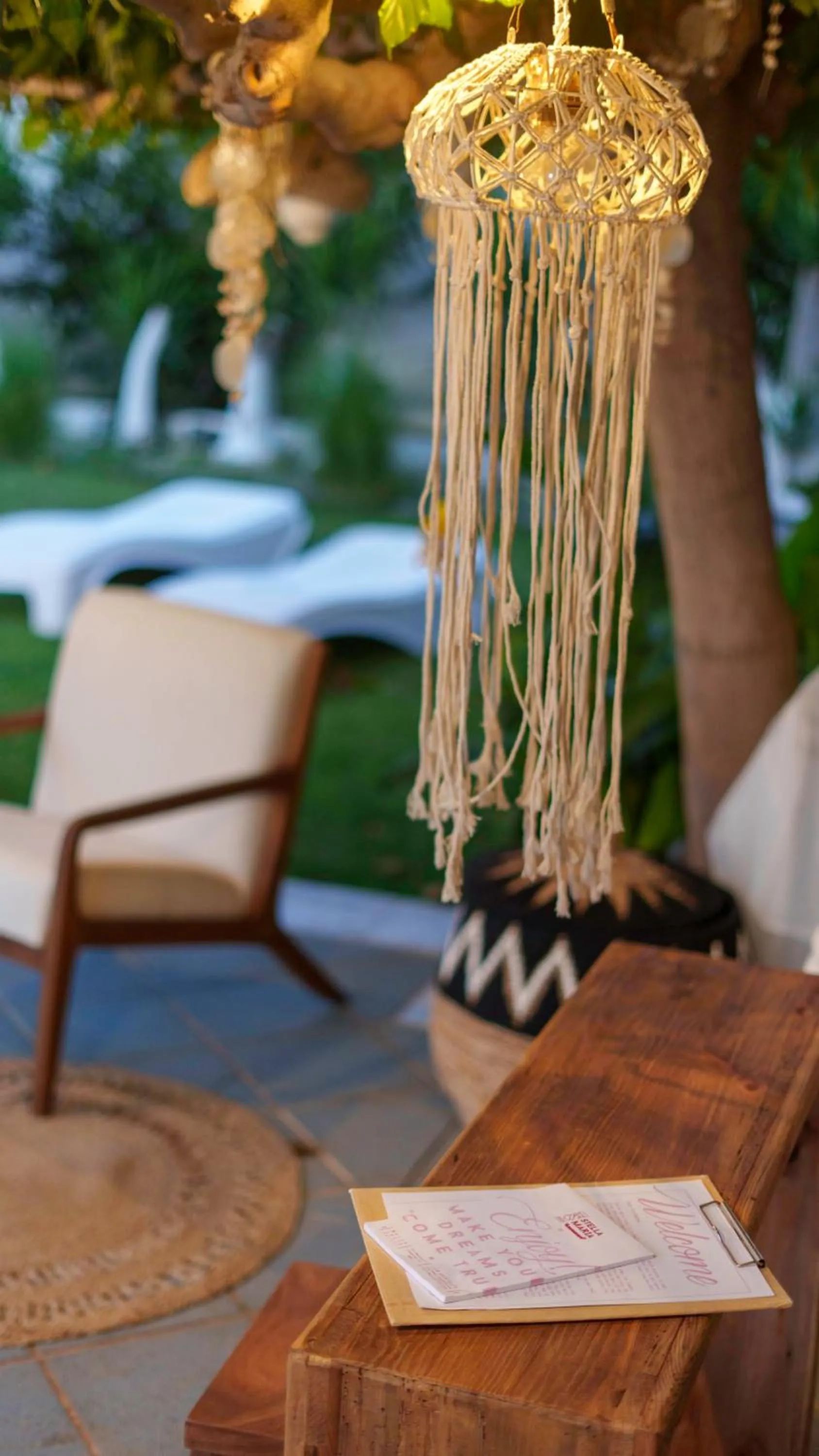 Decorative detail in Stella Maria