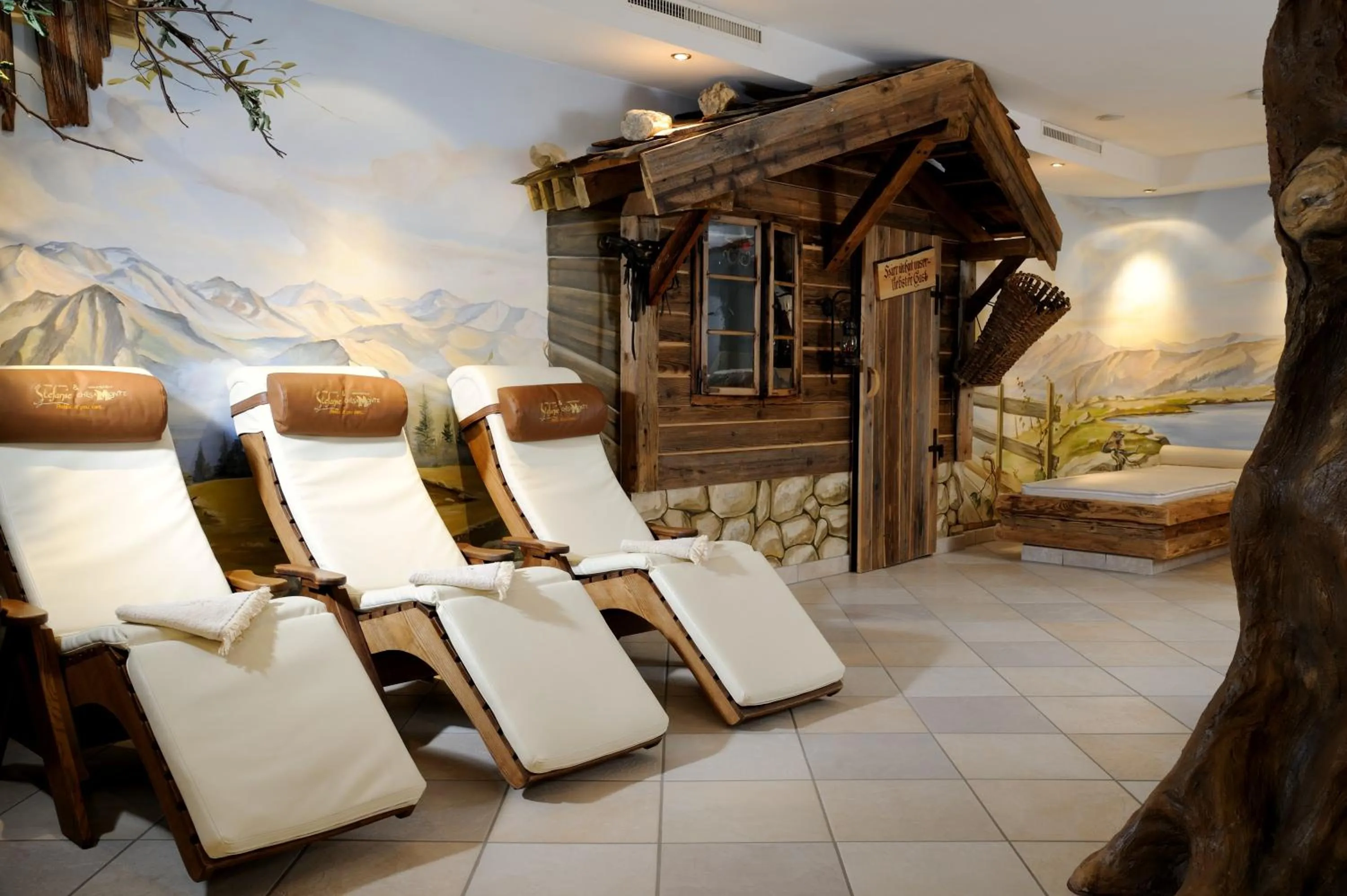 Spa and wellness centre/facilities in Hotel Garni Stefanie