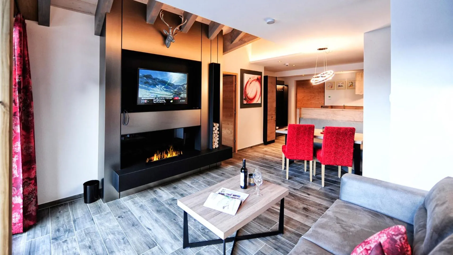 Living room in Hotel Garni Stefanie