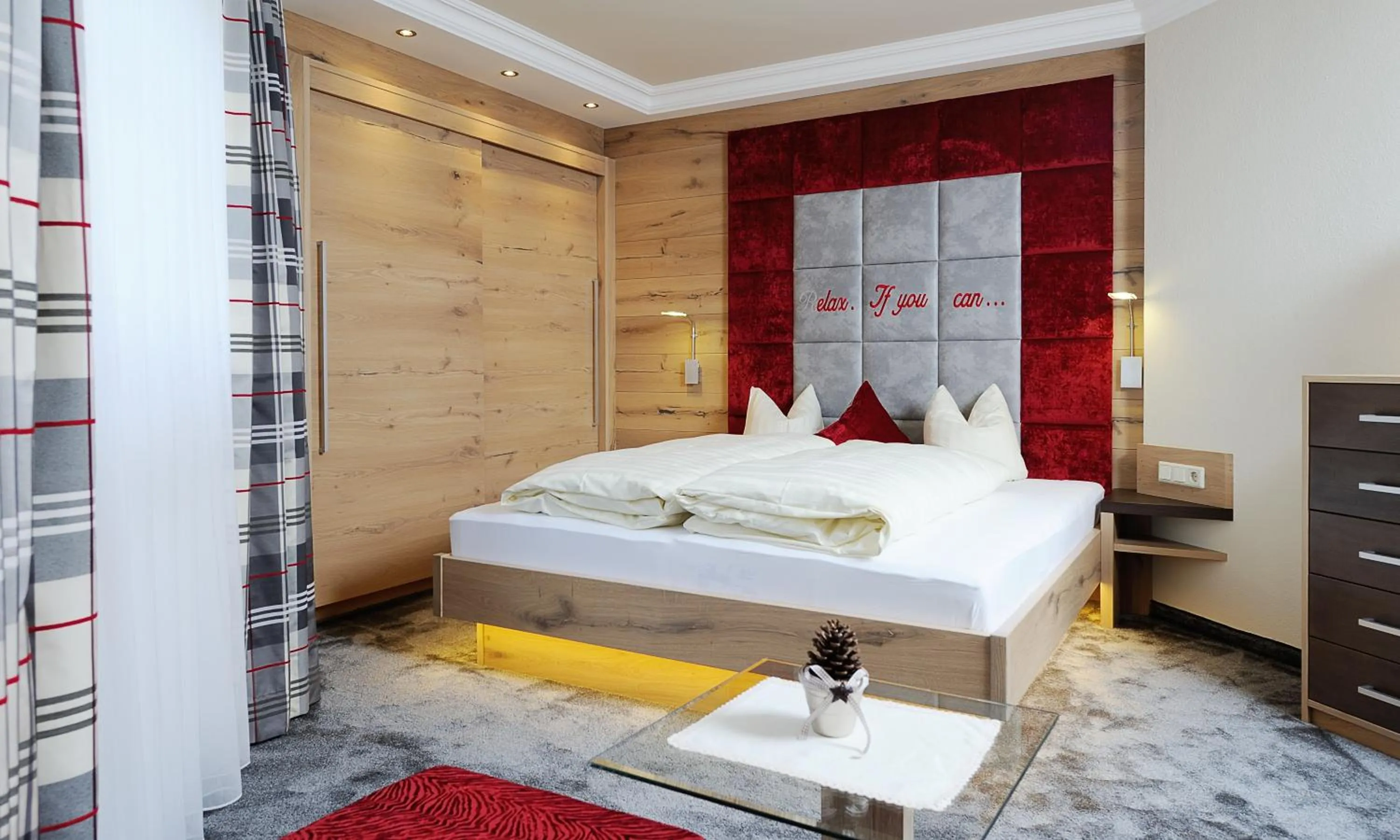 Bed in Hotel Garni Stefanie