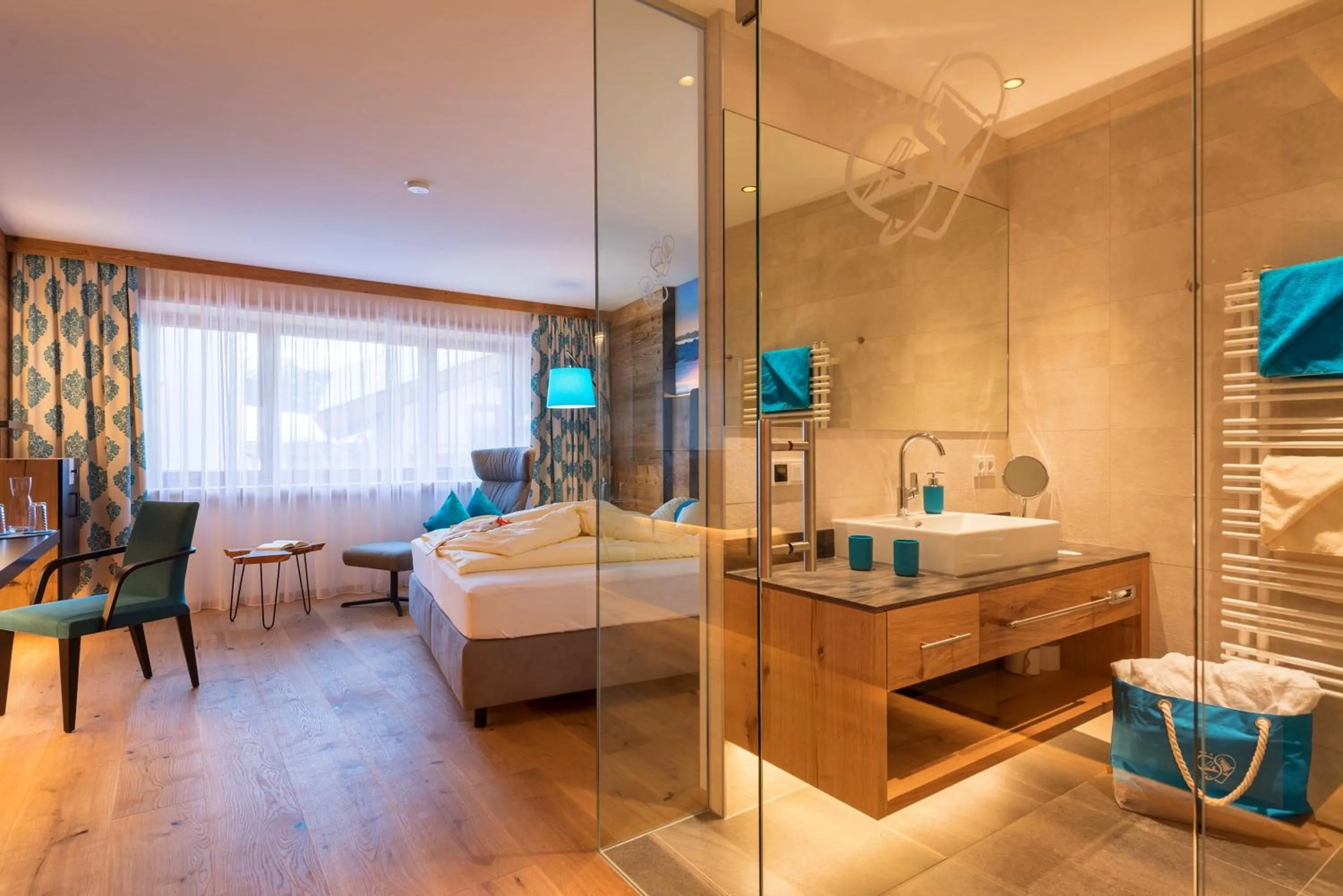 Photo of the whole room, Bed in Hotel Garni Stefanie