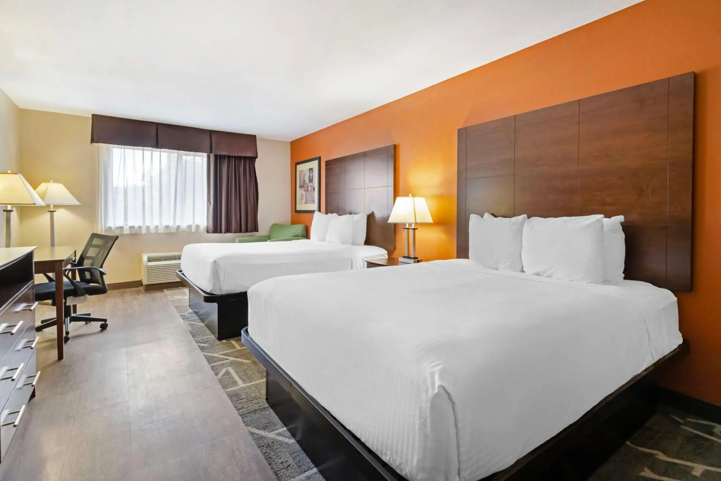 Queen Room with Two Queen Beds and Roll-In Shower- Disability Access/Interior Entrance in Best Western Inn & Suites New Braunfels Queen Room with Two Queen Beds and Roll-In Shower- Disability Access/Interior Entrance in Best Western Inn & Suites New Braunfels