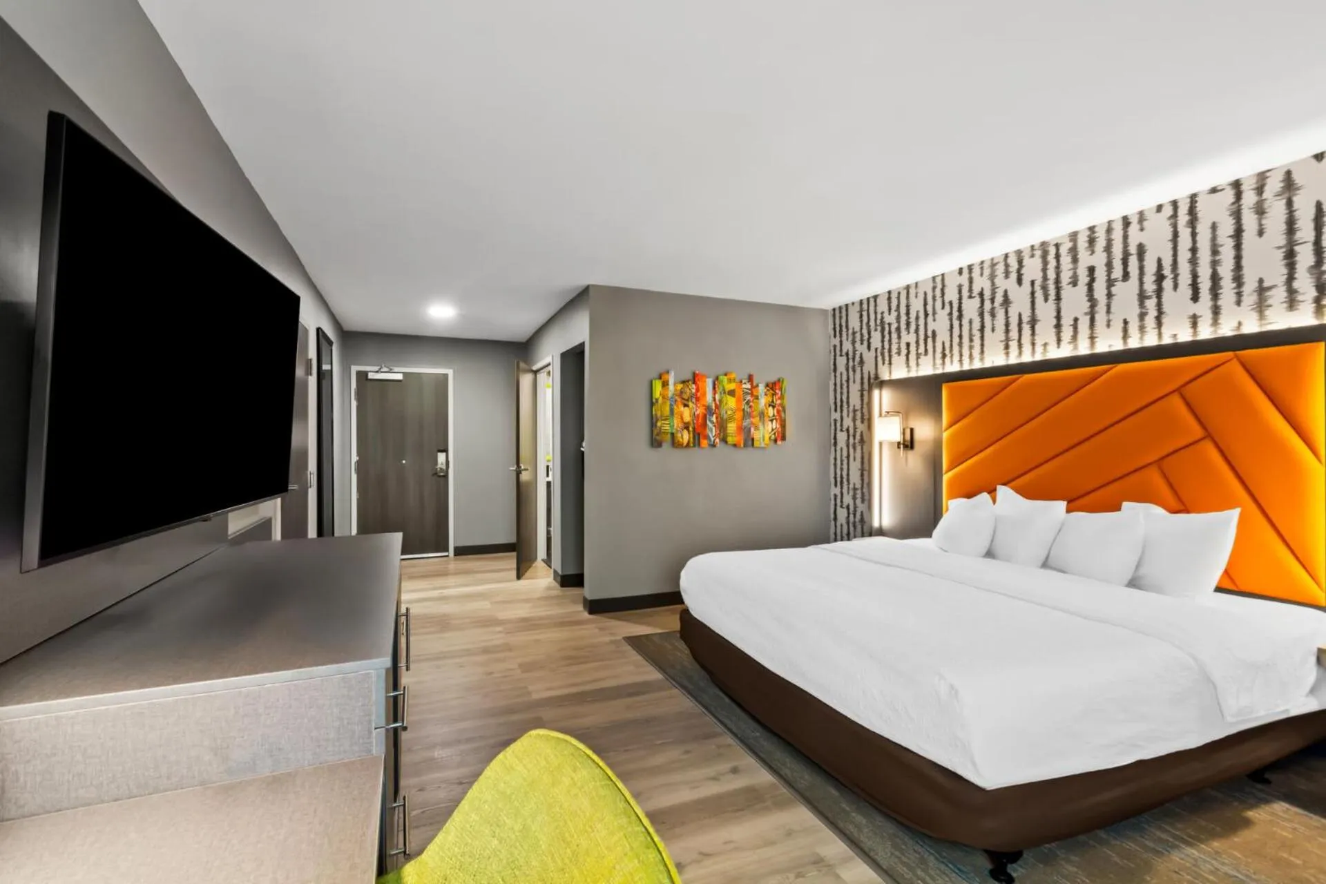 Bedroom, Bed in Hampton Inn Lexington - Georgetown I-75