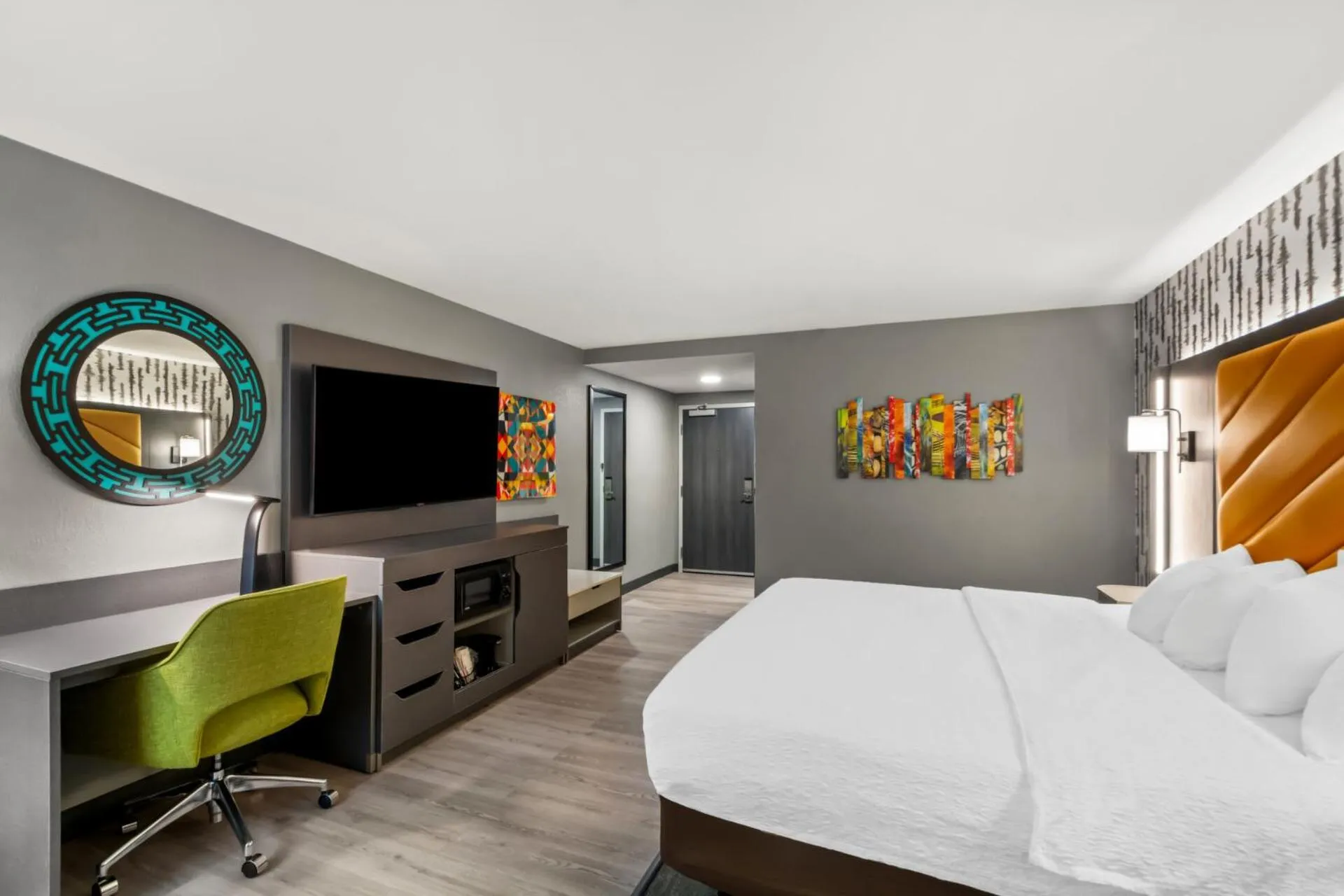 Bedroom, Bed in Hampton Inn Lexington - Georgetown I-75