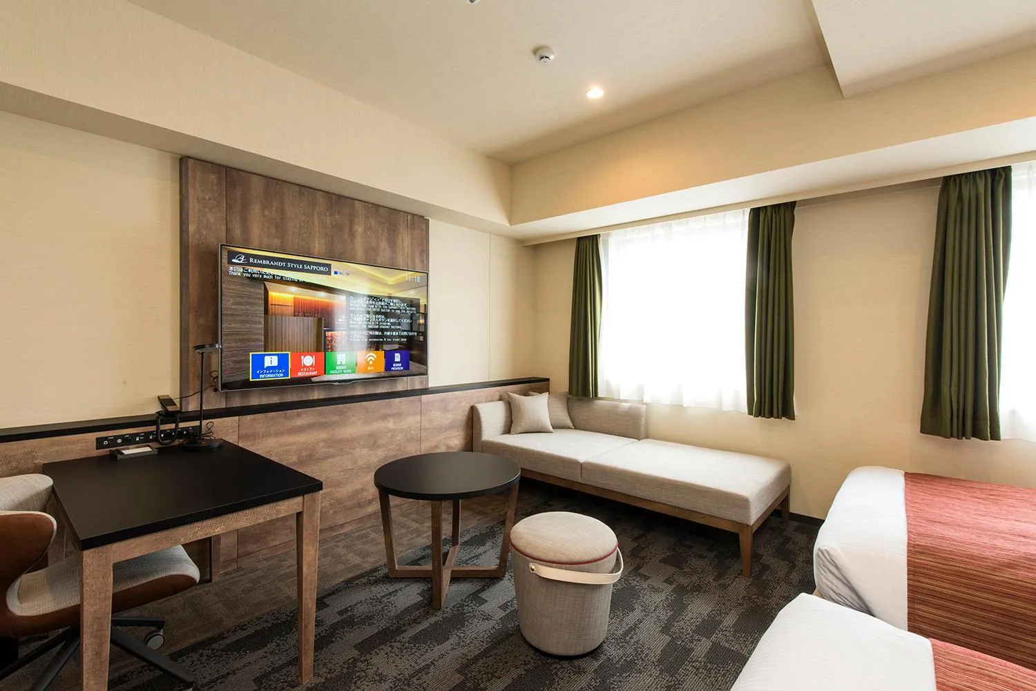 Large Twin Room - Smoking (2 People)﻿ in Rembrandt Style Sapporo