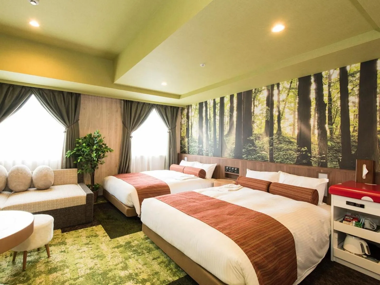 Photo of the whole room, Bed in Rembrandt Style Sapporo