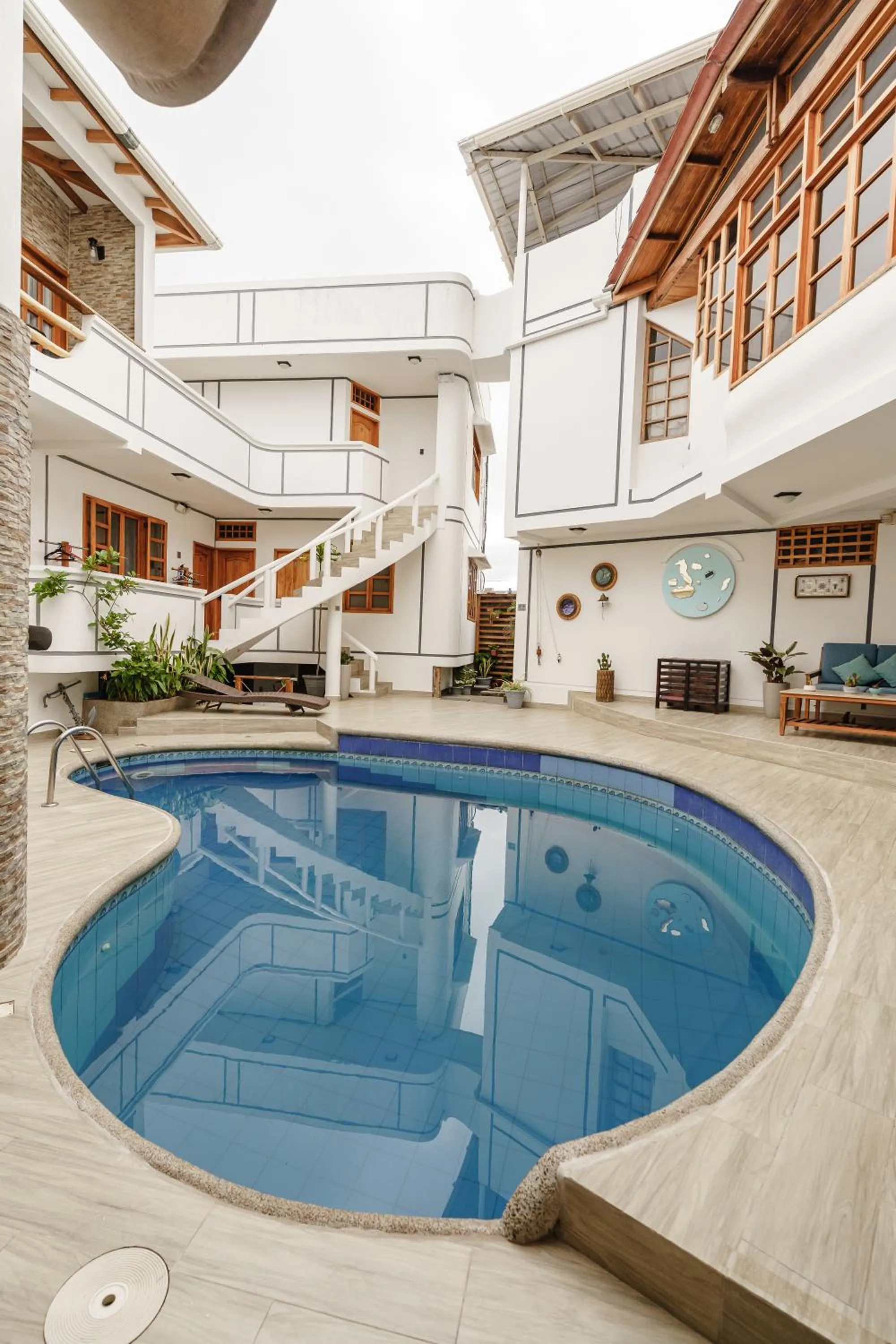 Swimming pool in Hotel Santa Fe