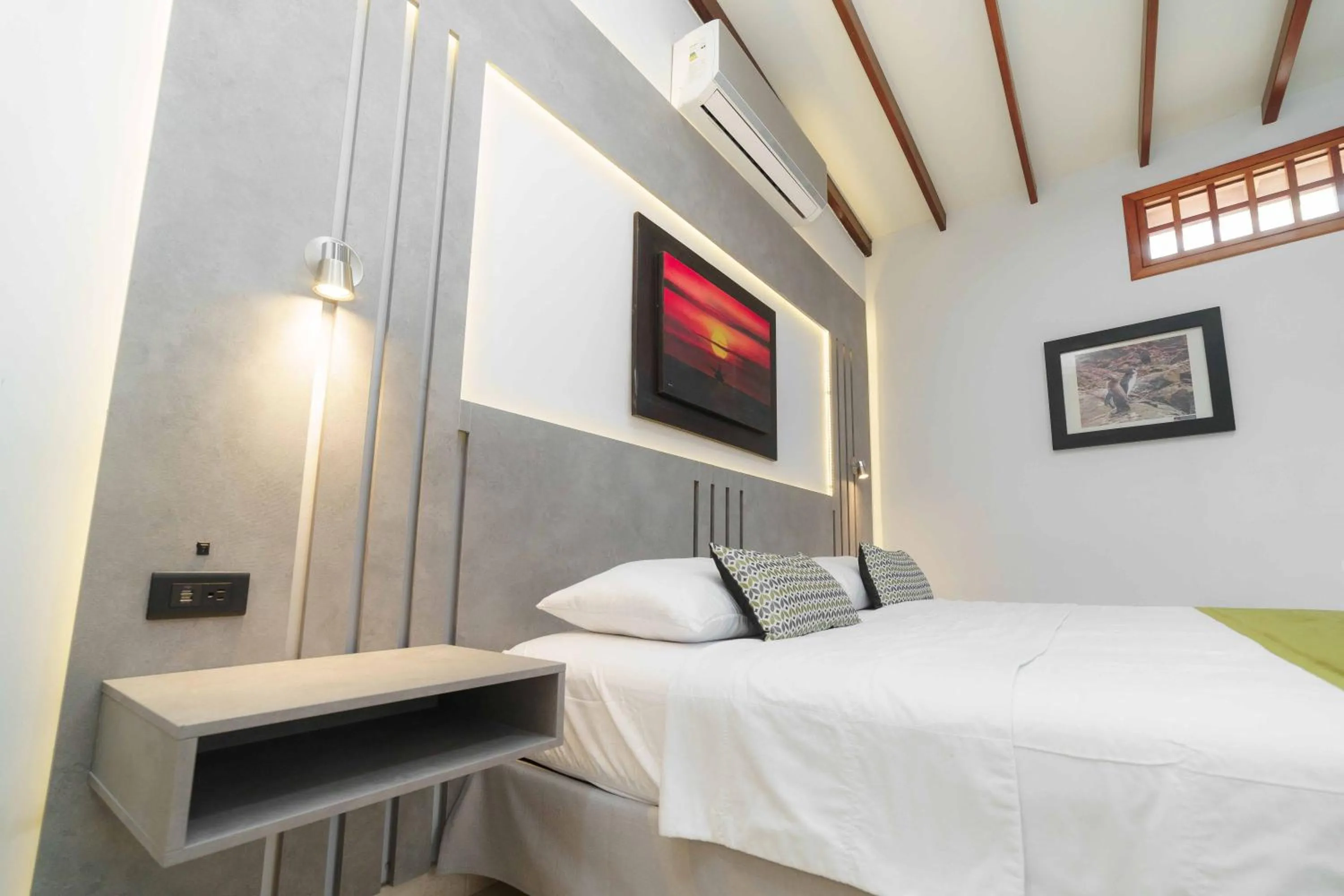 Bed in Hotel Santa Fe