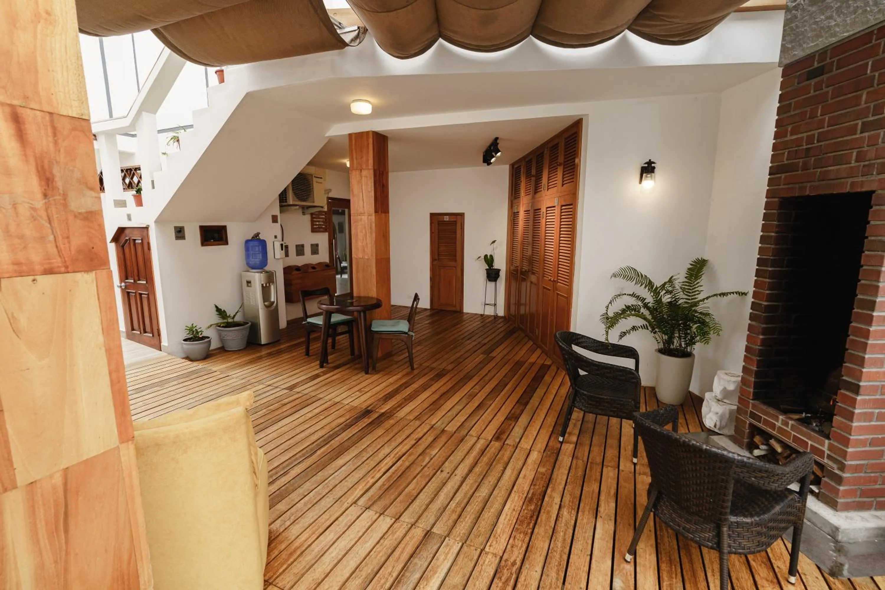 Patio in Hotel Santa Fe