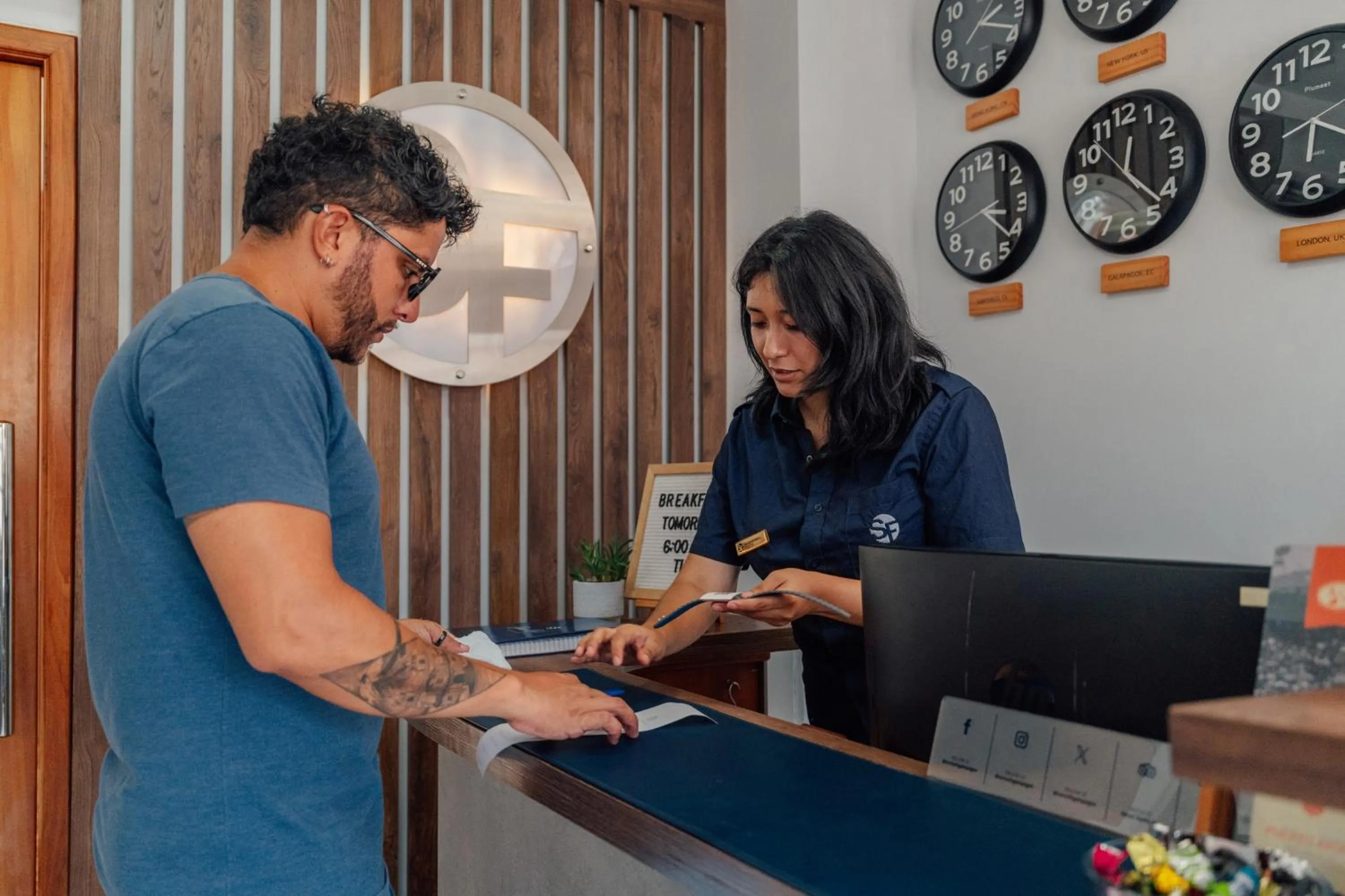 Lobby or reception in Hotel Santa Fe