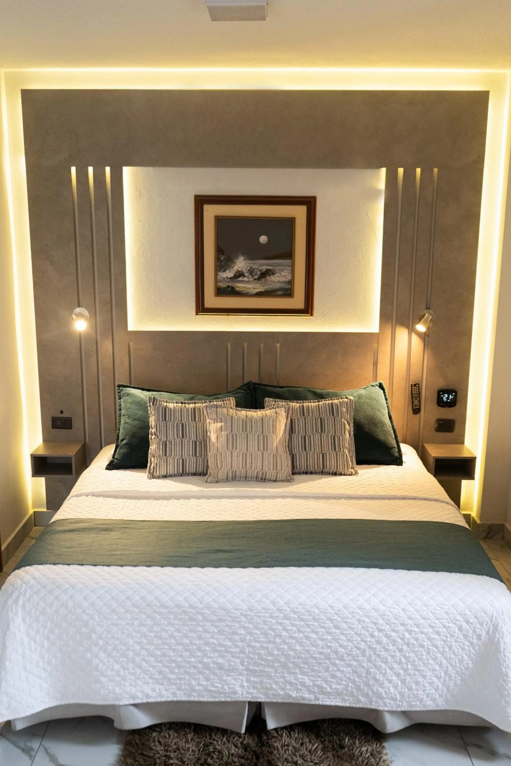 Bed in Hotel Santa Fe