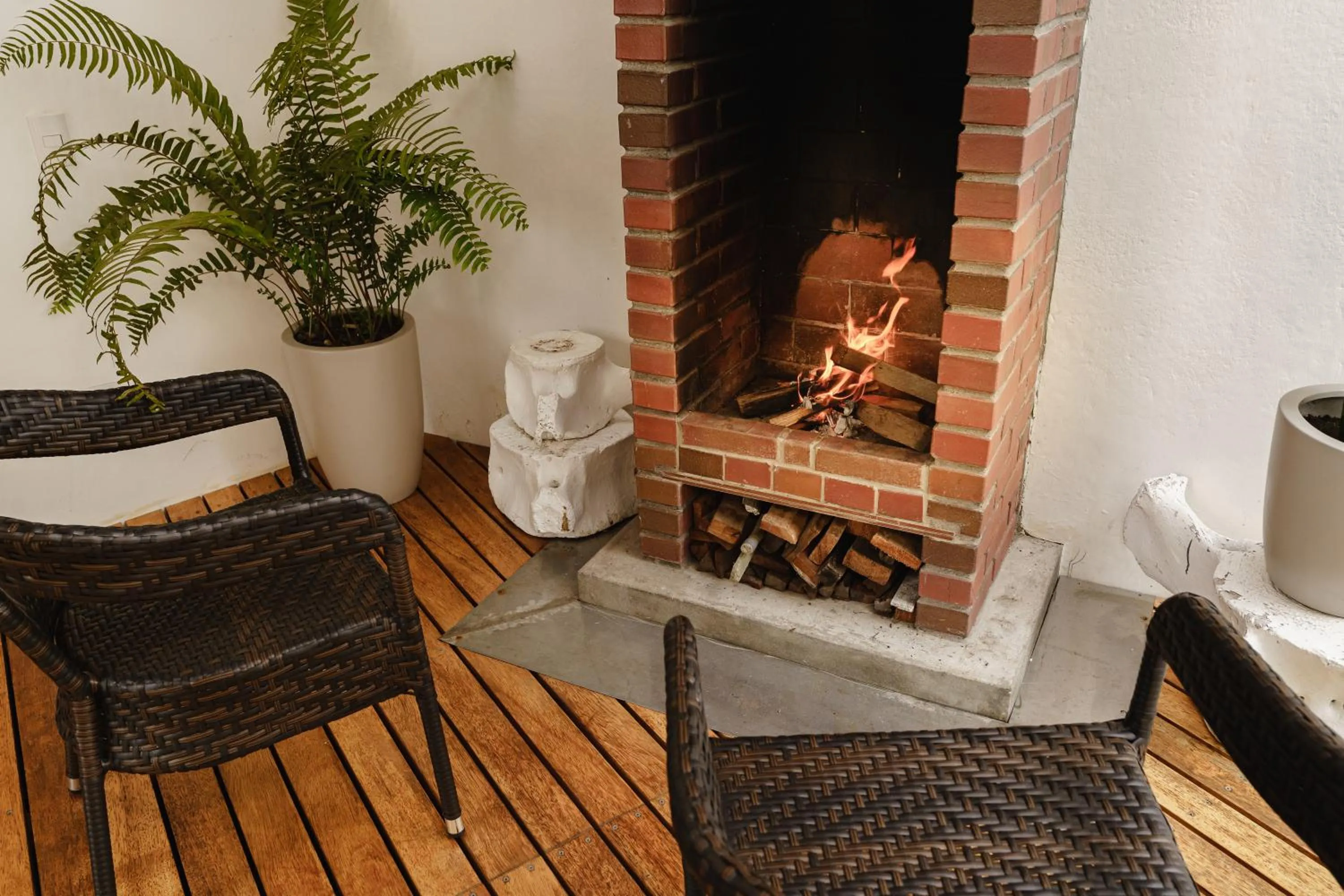 Seating area in Hotel Santa Fe