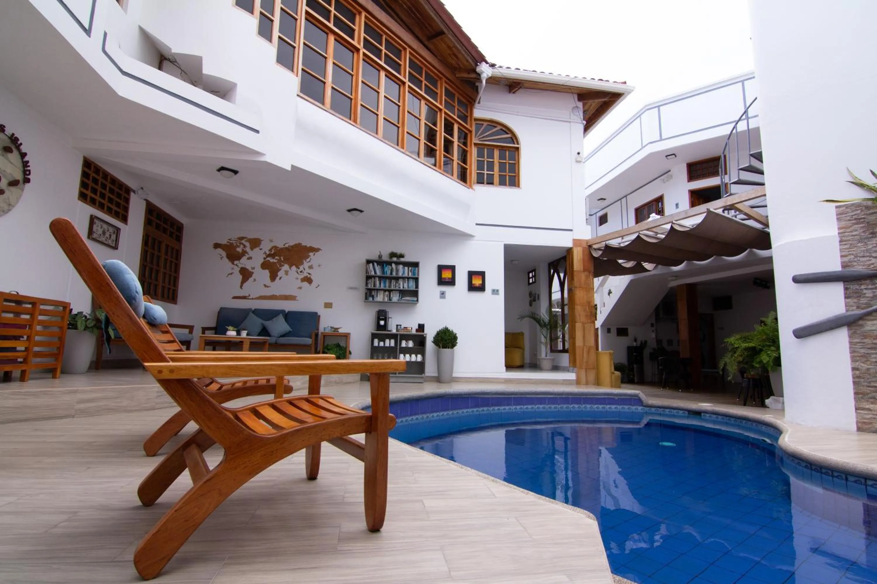 Patio in Hotel Santa Fe