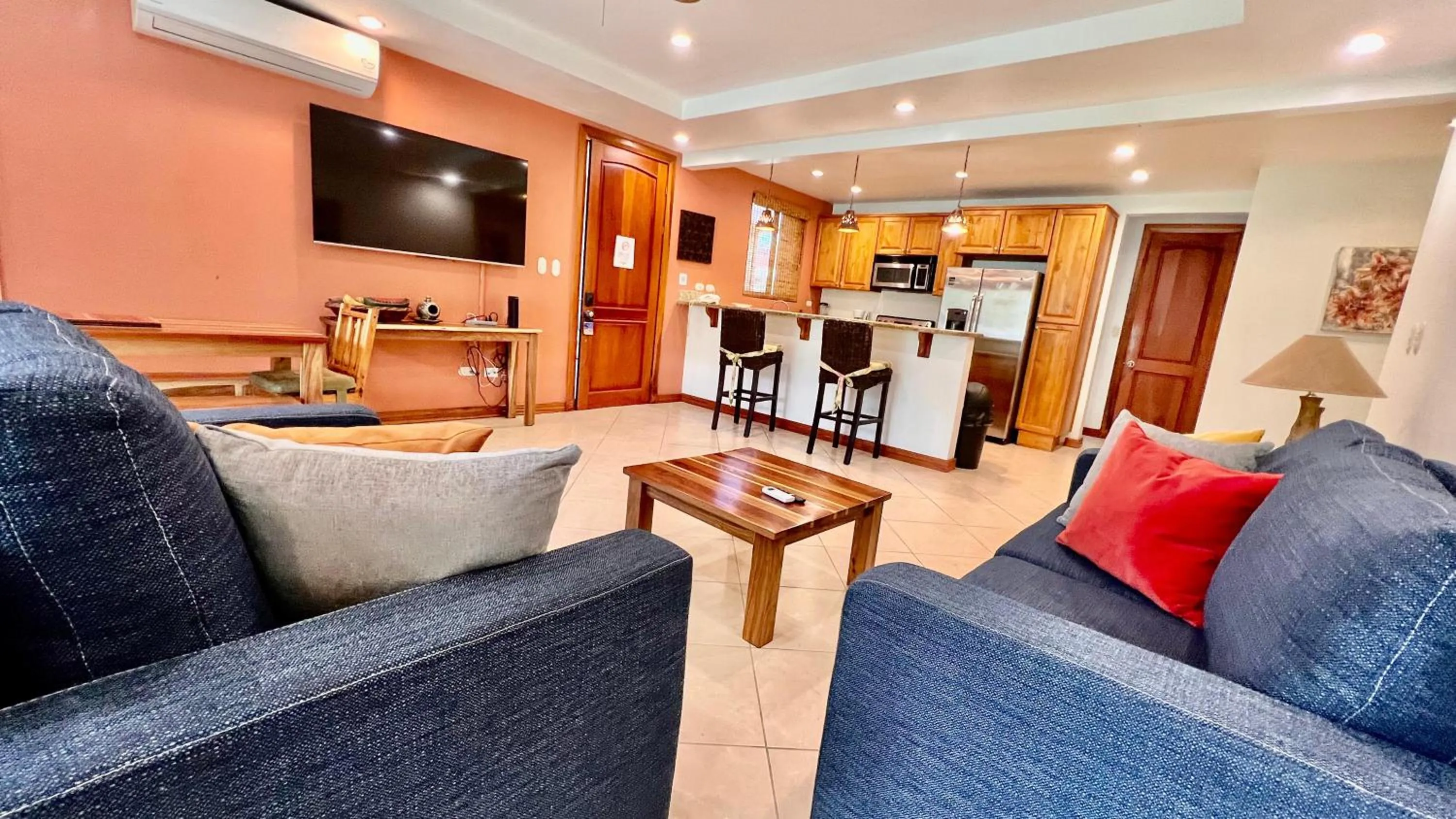 Living room in Monte Carlo Luxury Condominiums