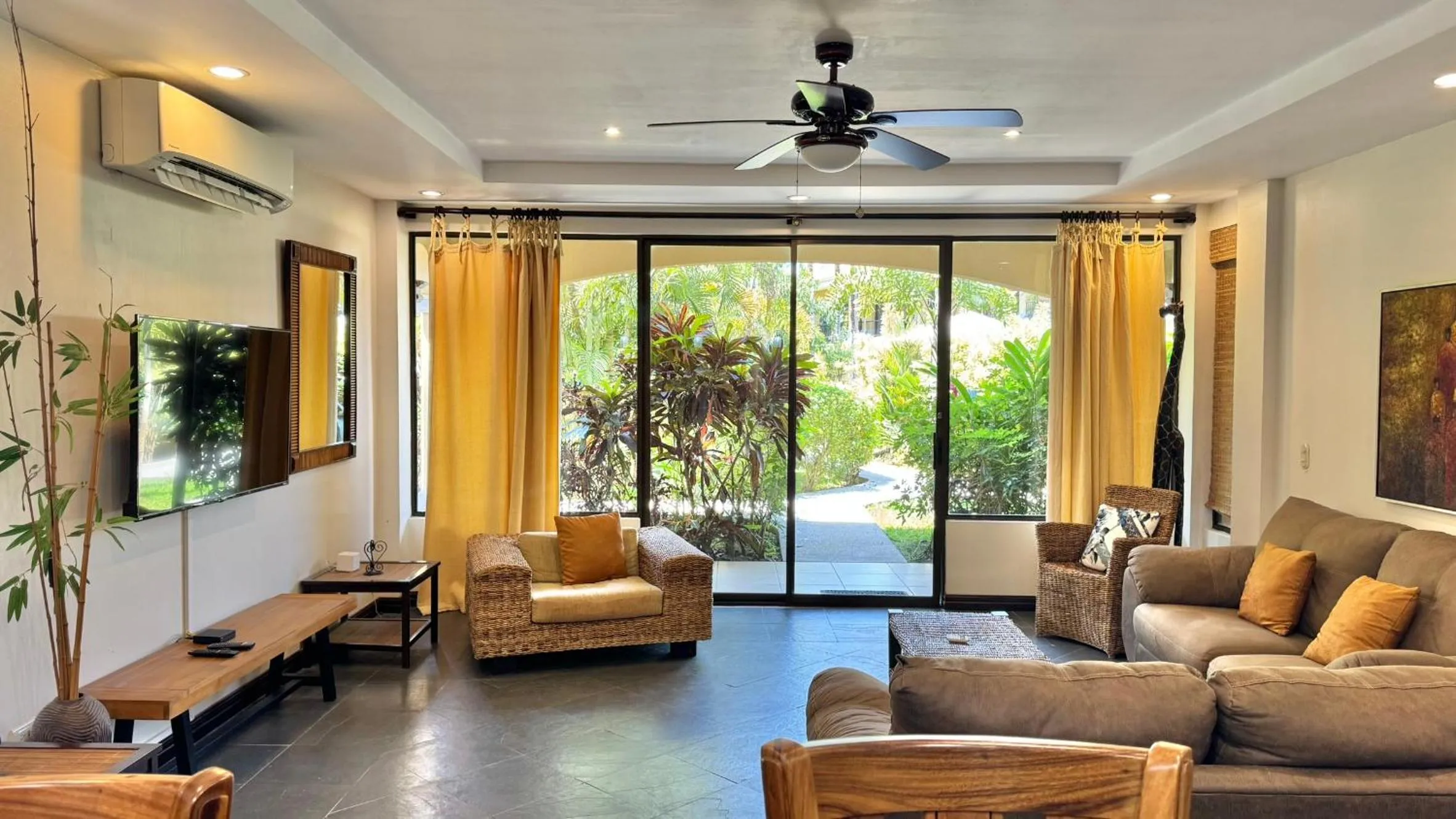 Living room in Monte Carlo Luxury Condominiums