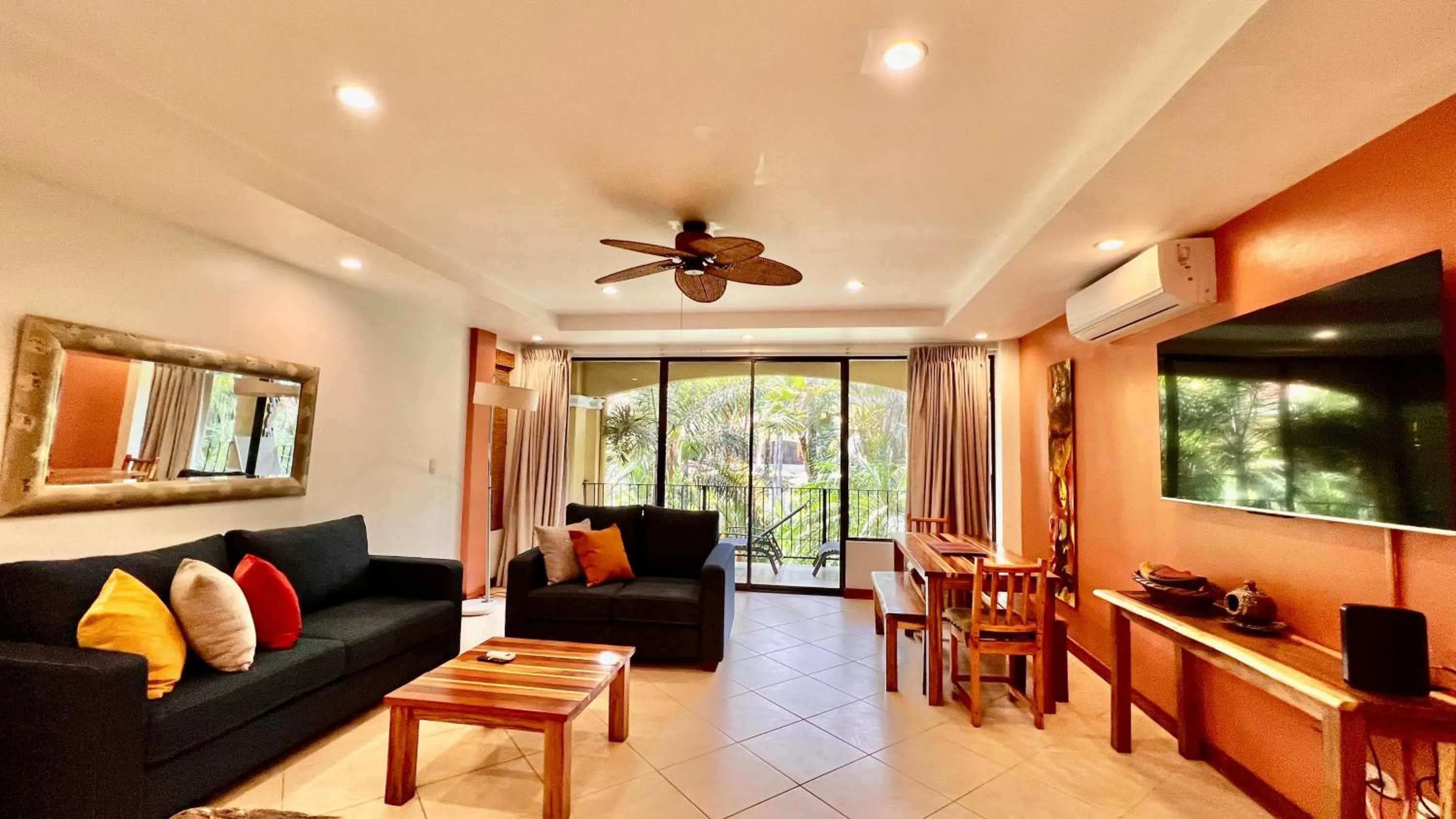 Living room in Monte Carlo Luxury Condominiums