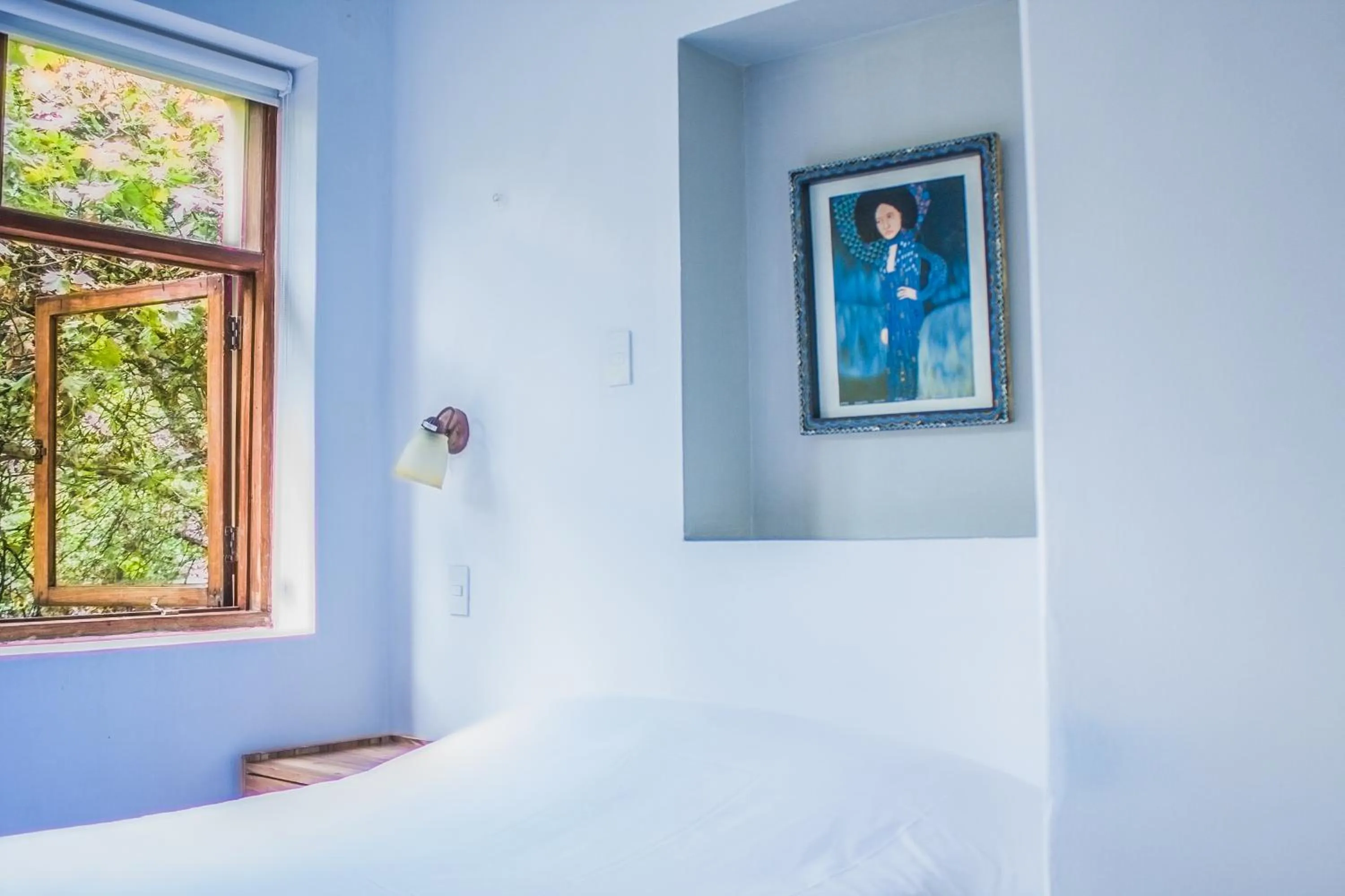 Decorative detail, Bed in Hostal Posada del Maple