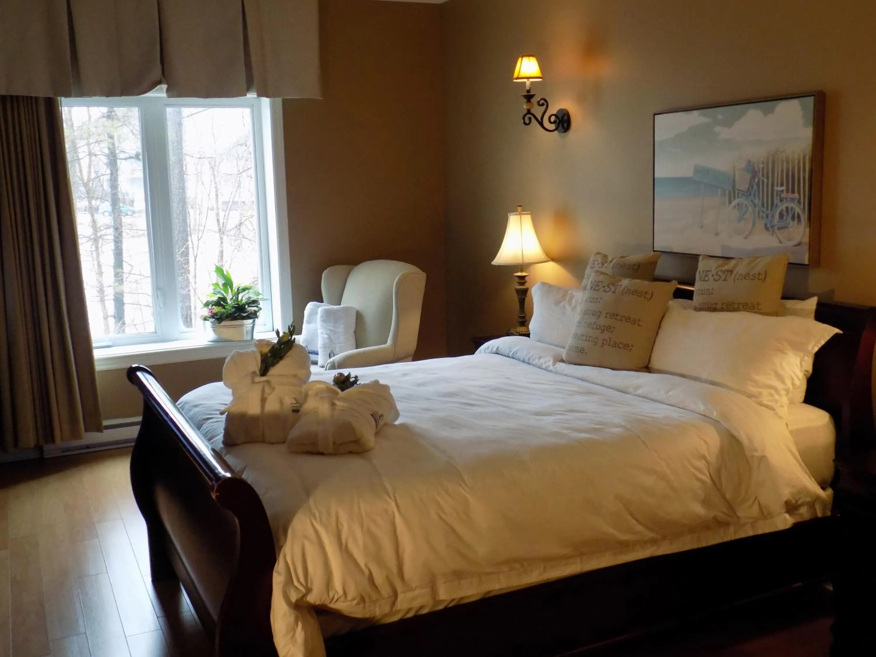 Photo of the whole room in L'Oasis de l'Île