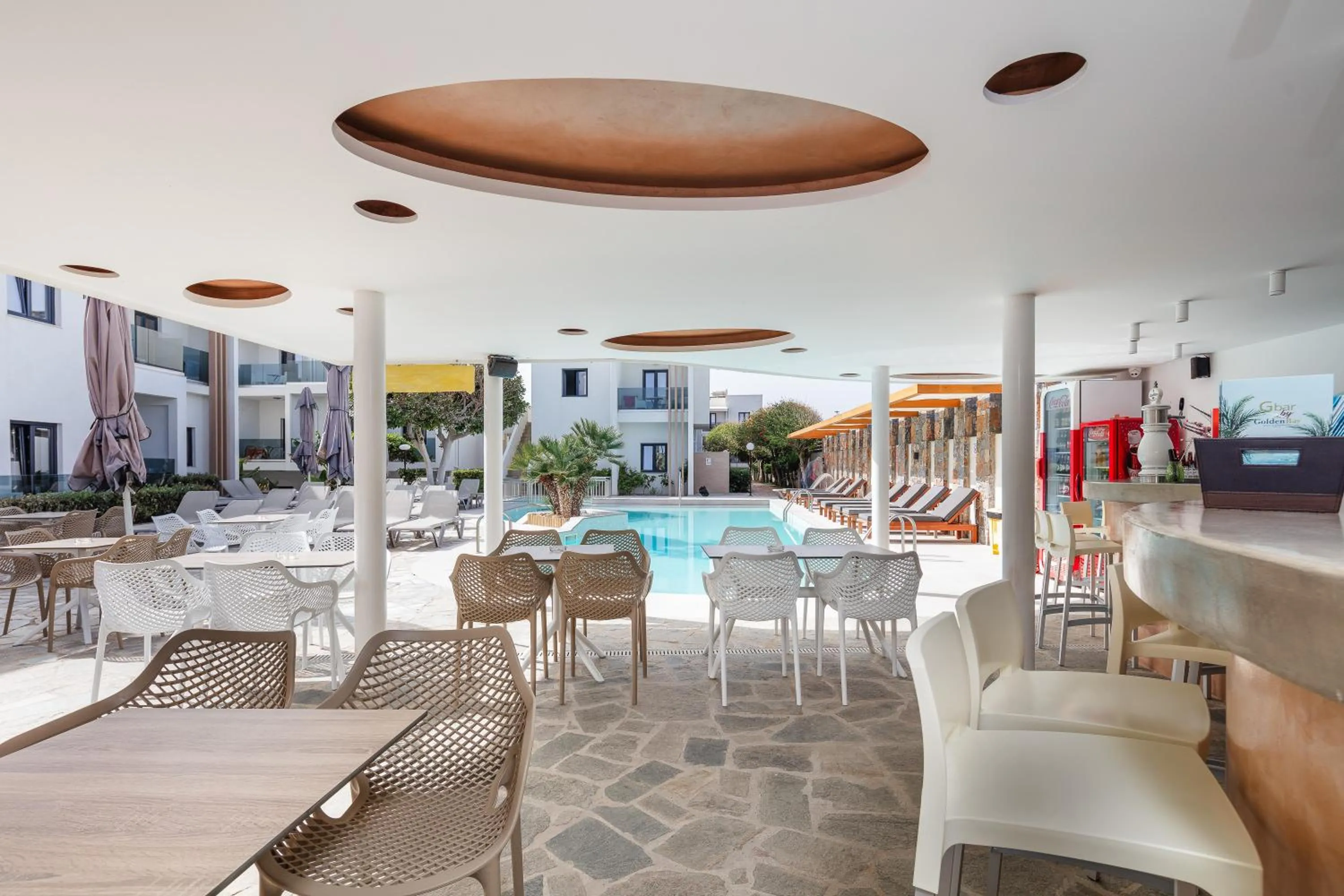 Swimming pool in Golden Bay Boutique Hotel & Bungalows