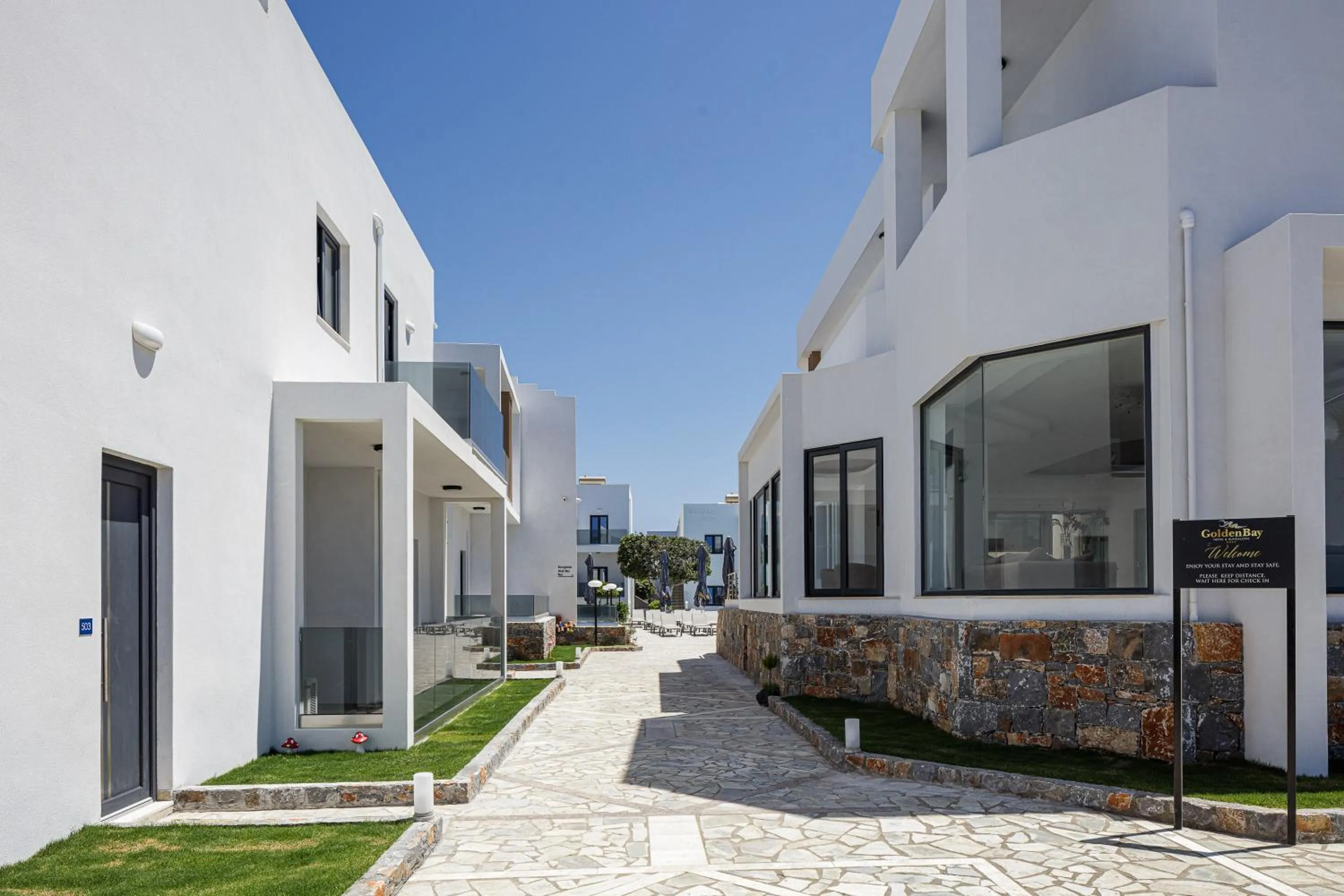 Property building in Golden Bay Boutique Hotel & Bungalows