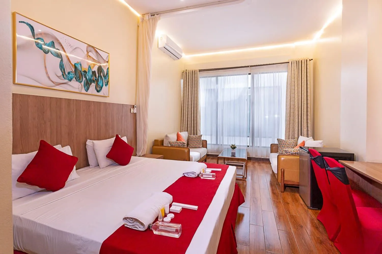 Bed in Verona Hotel and Conference Center