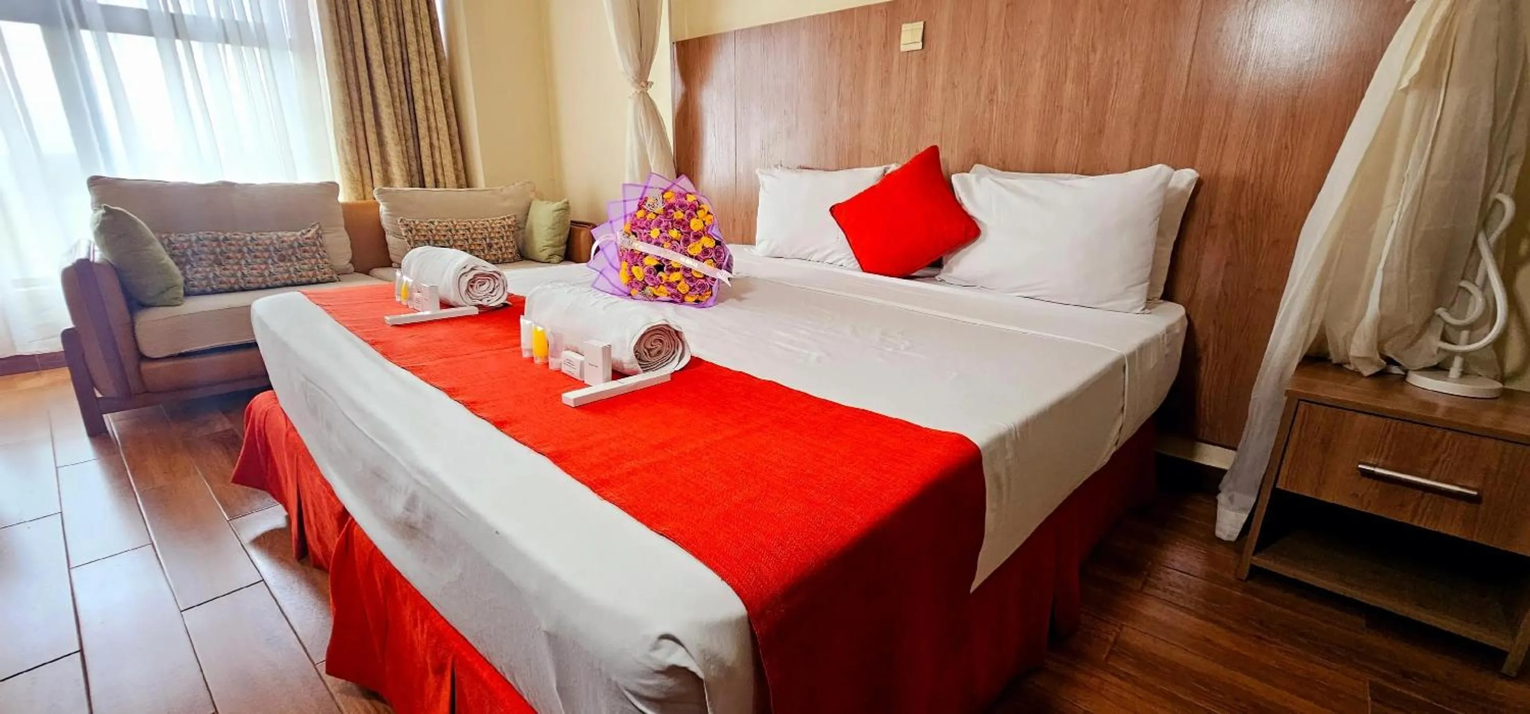 Bed in Verona Hotel and Conference Center