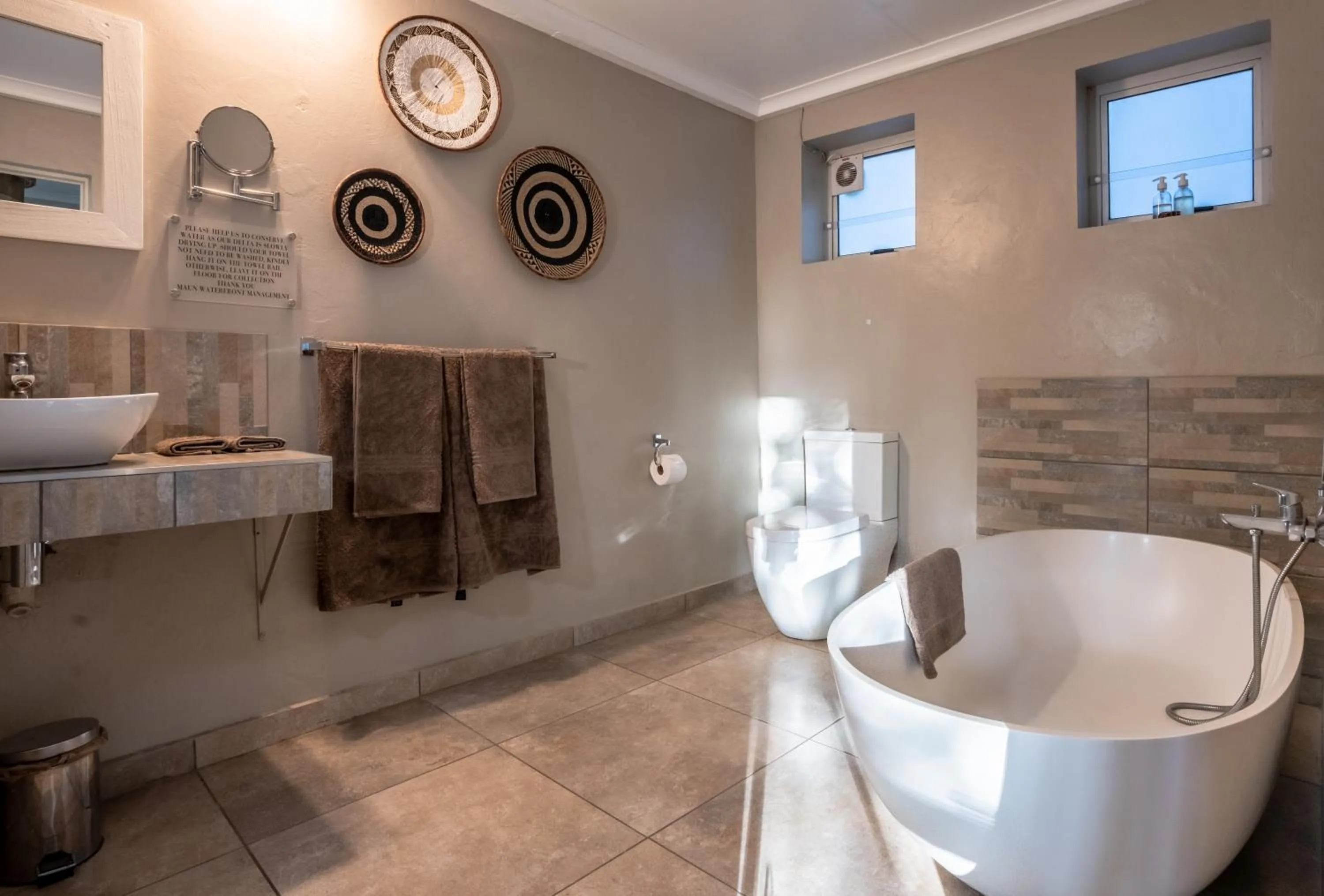 Bath in The Waterfront, Maun