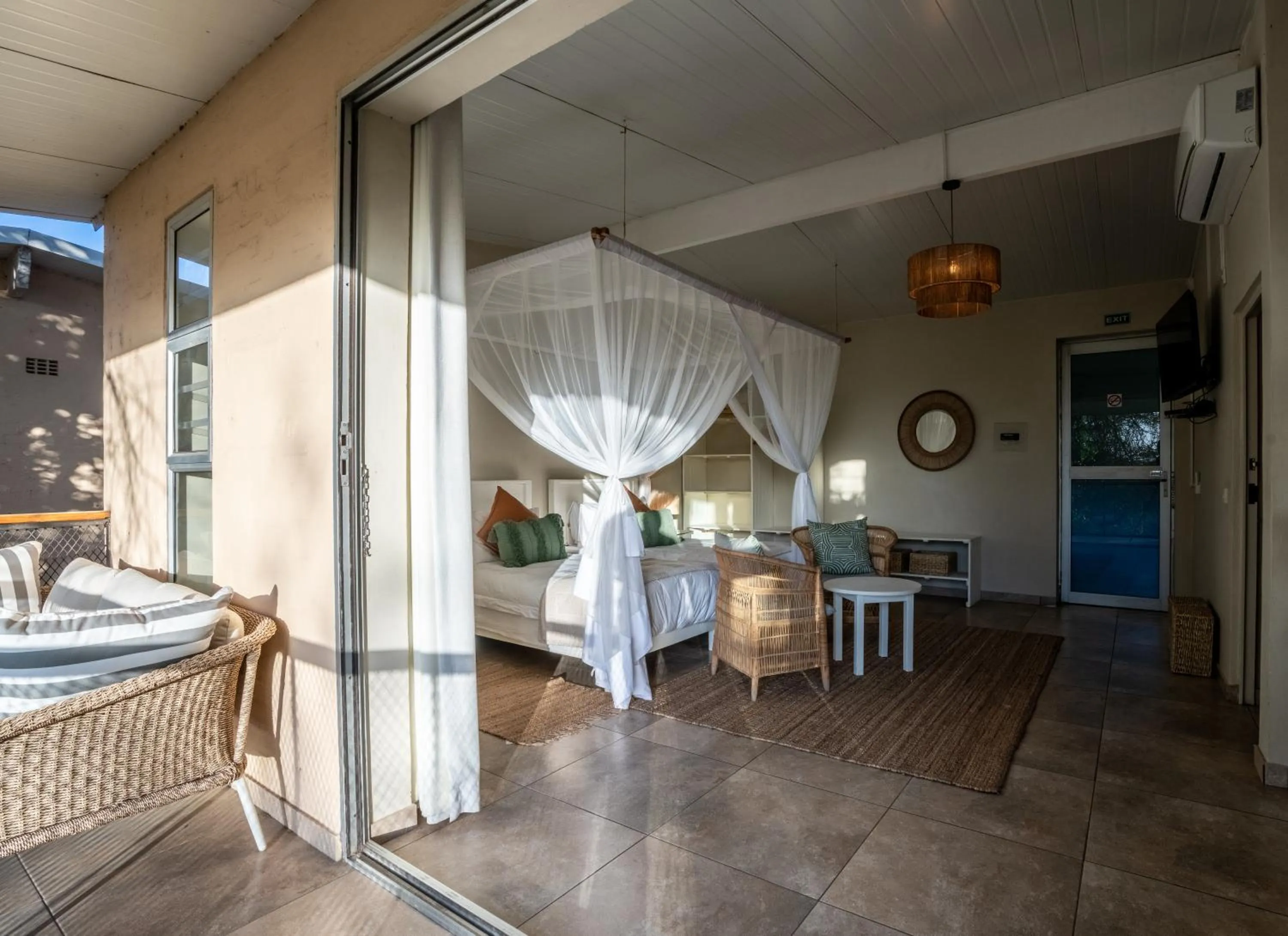 Living room in The Waterfront, Maun