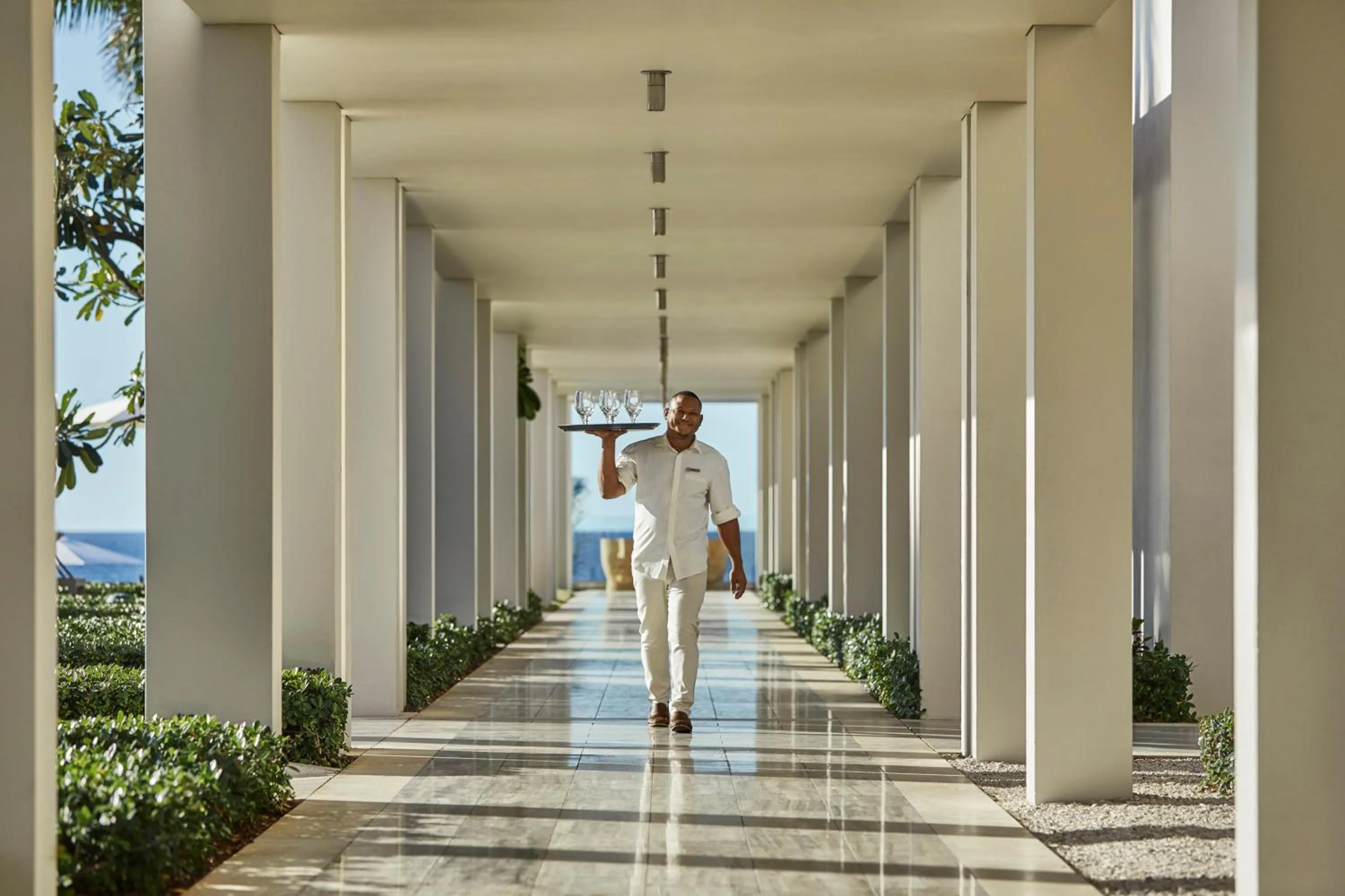 Staff in Four Seasons Resort and Residences Anguilla