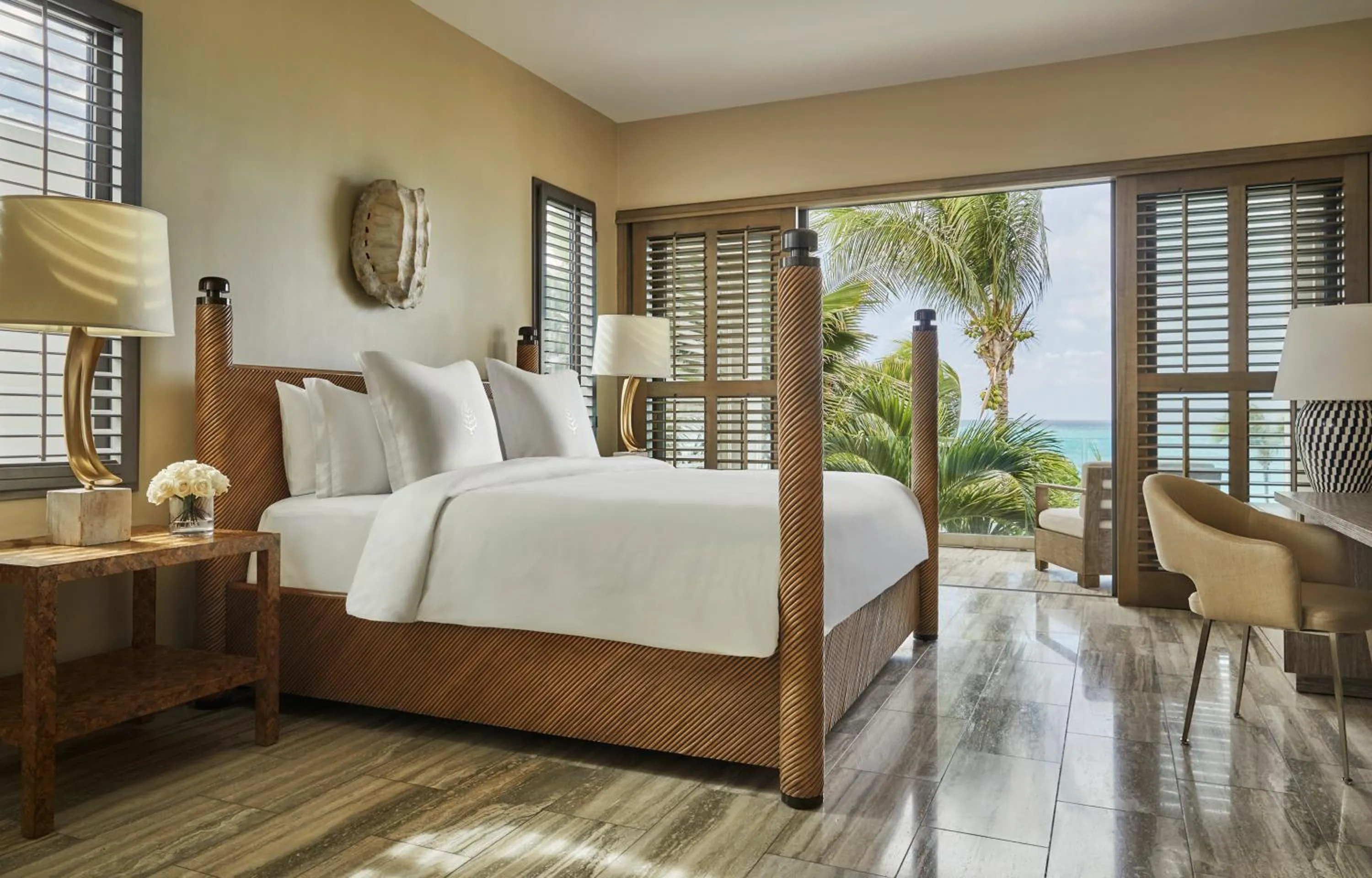 Bedroom, Bed in Four Seasons Resort and Residences Anguilla