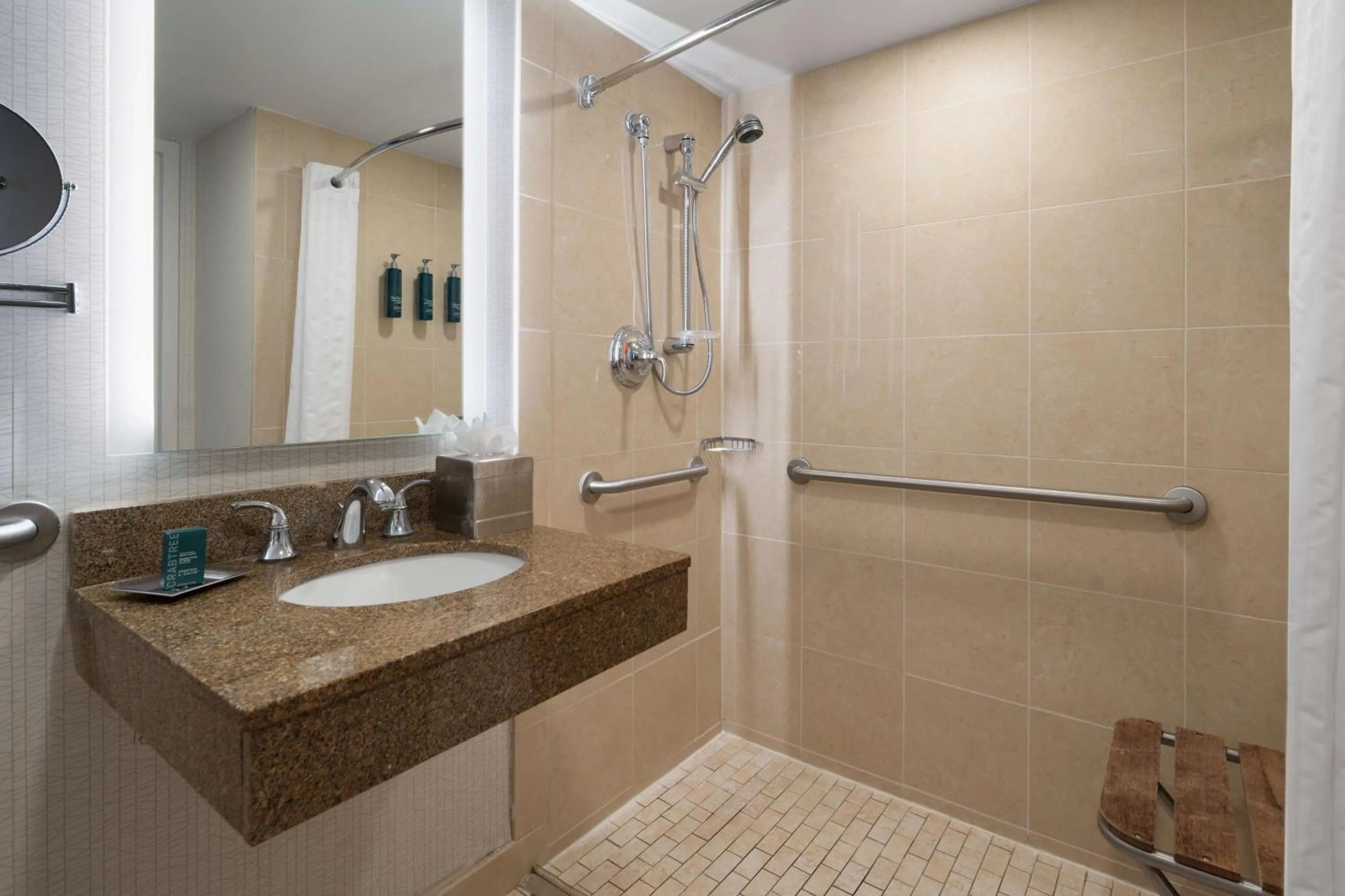 Bathroom in DoubleTree By Hilton Baltimore North Pikesville