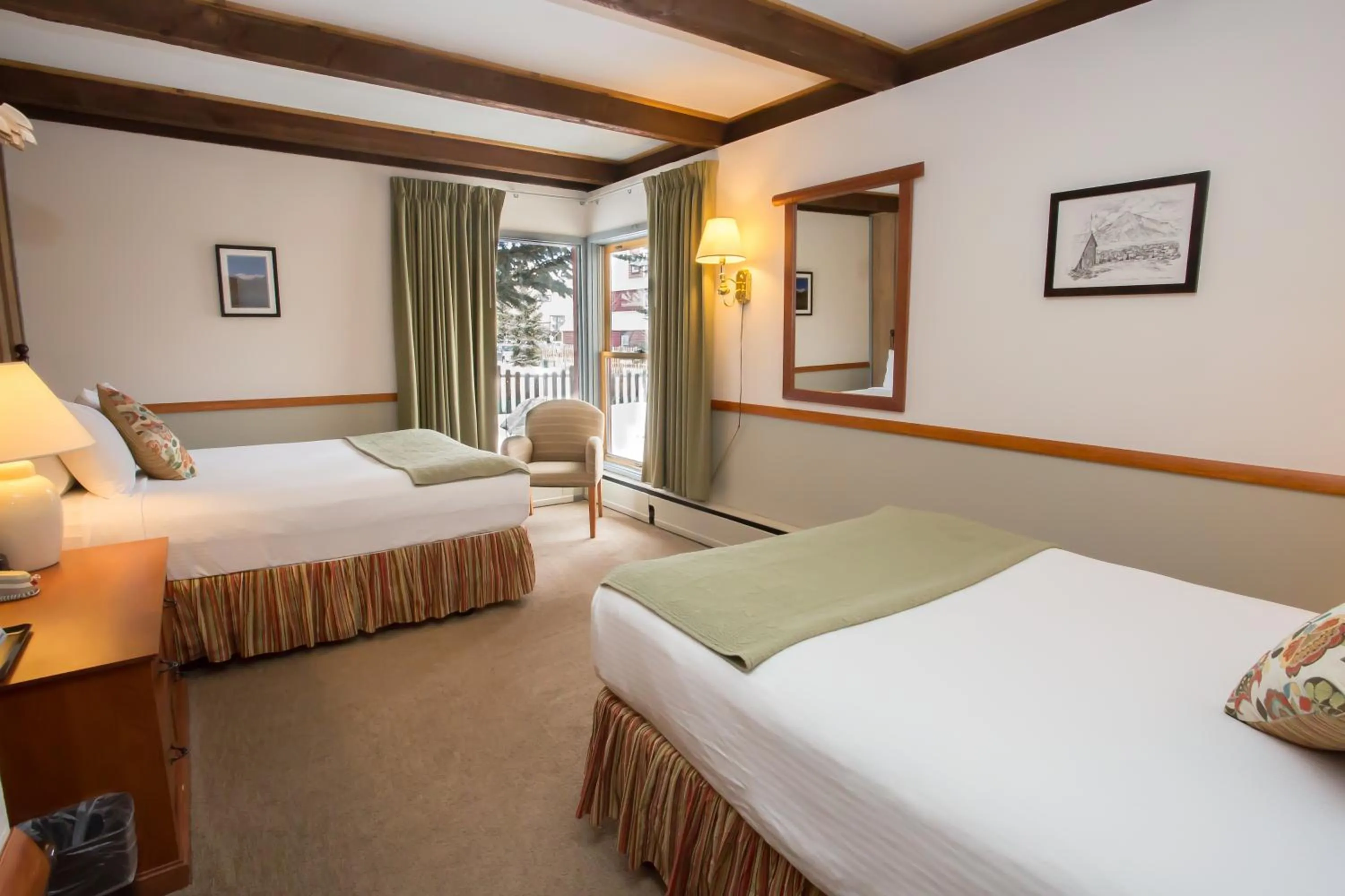 Bed in Cristiana Guesthaus