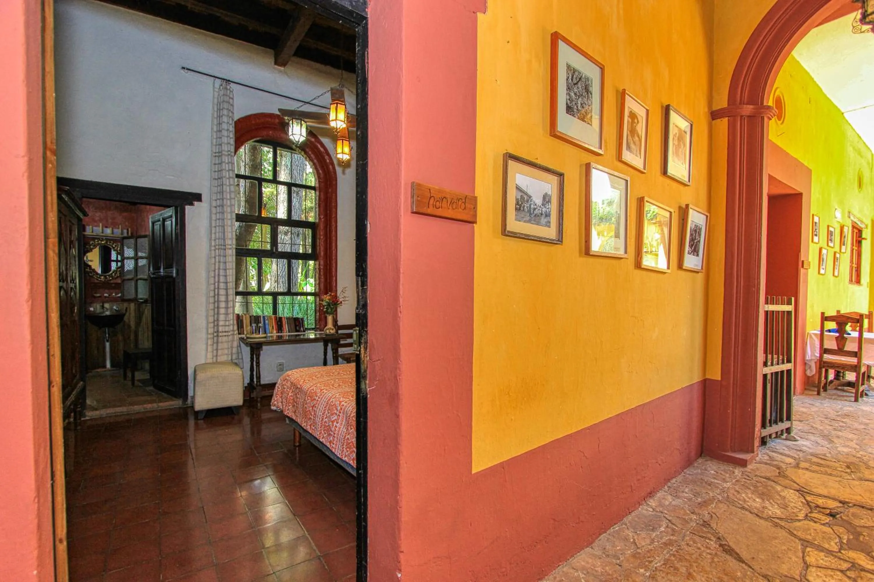 Bed in Hotel Na Bolom