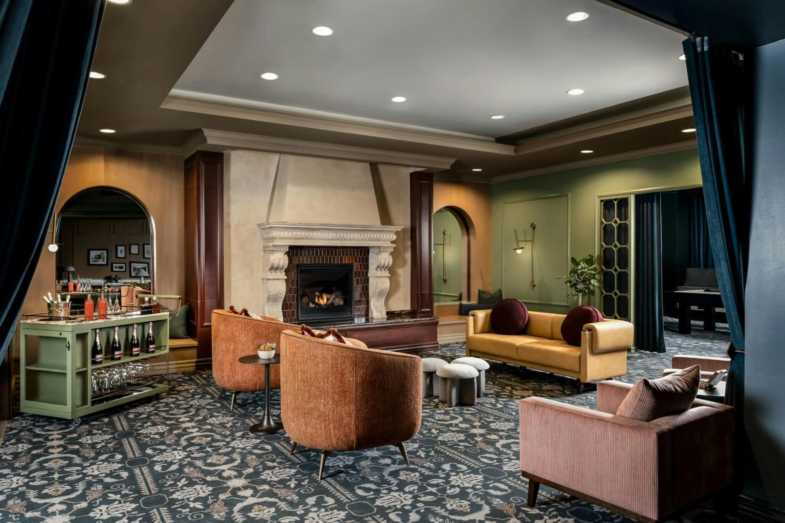 Lobby or reception in The Louie, A Davenport Hotel, Autograph Collection