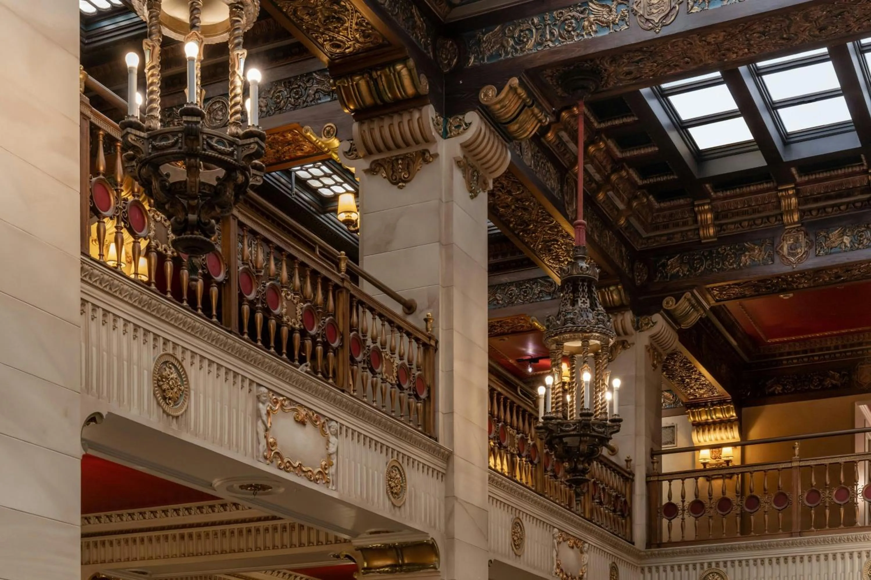 Lobby or reception in Davenport Hotel, Autograph Collection