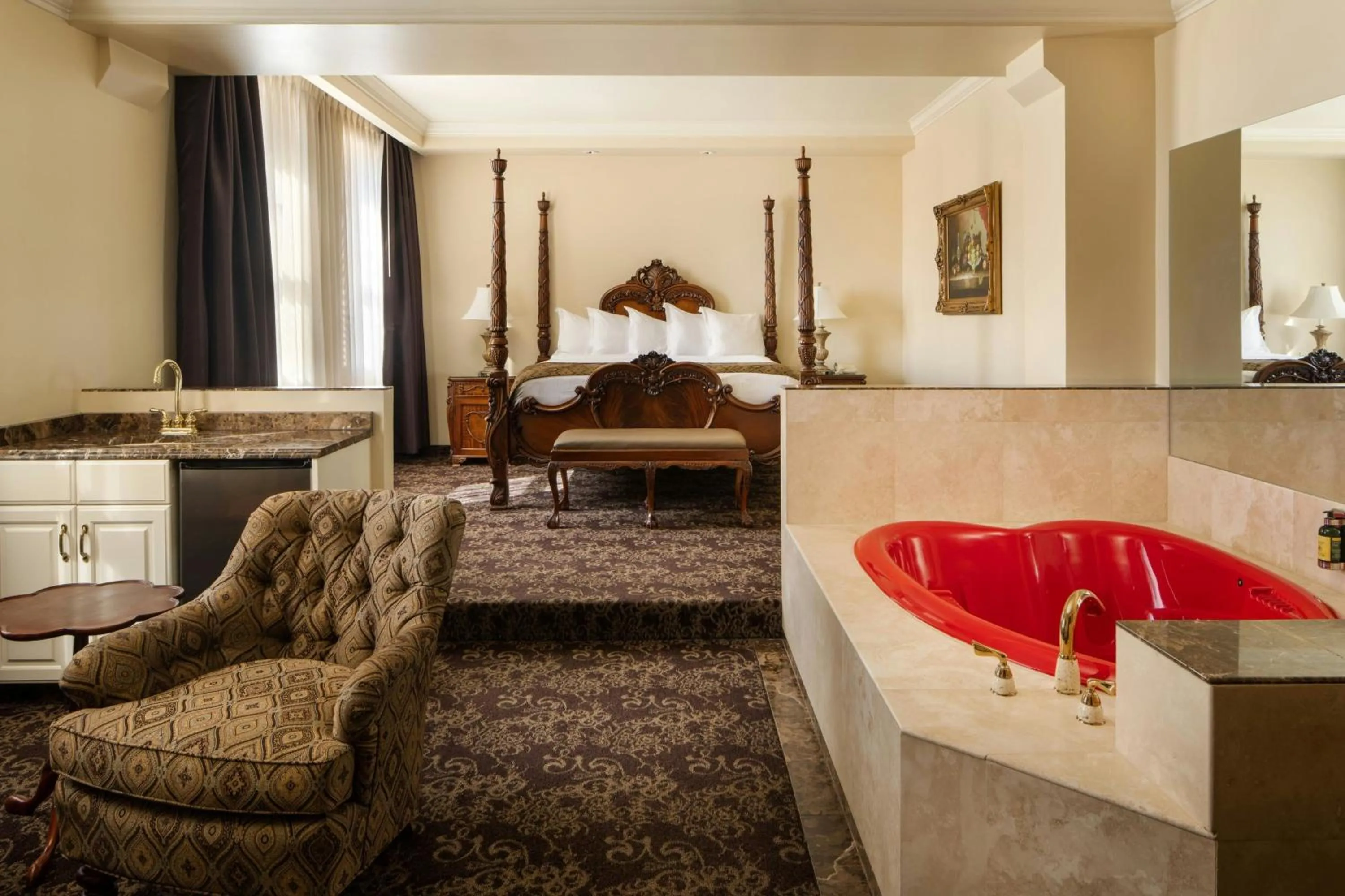 Photo of the whole room, Bed in Davenport Hotel, Autograph Collection