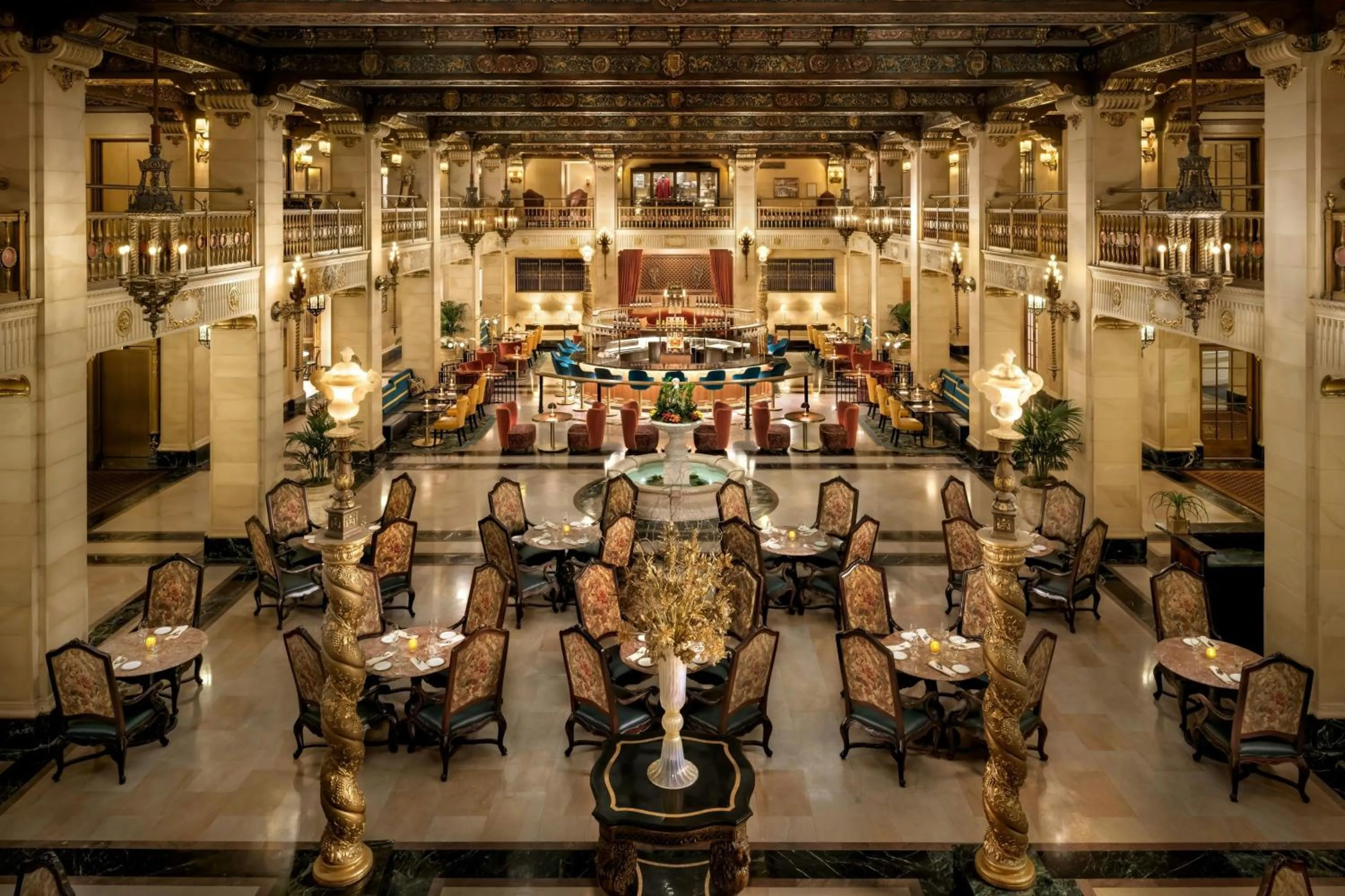 Lobby or reception in Davenport Hotel, Autograph Collection