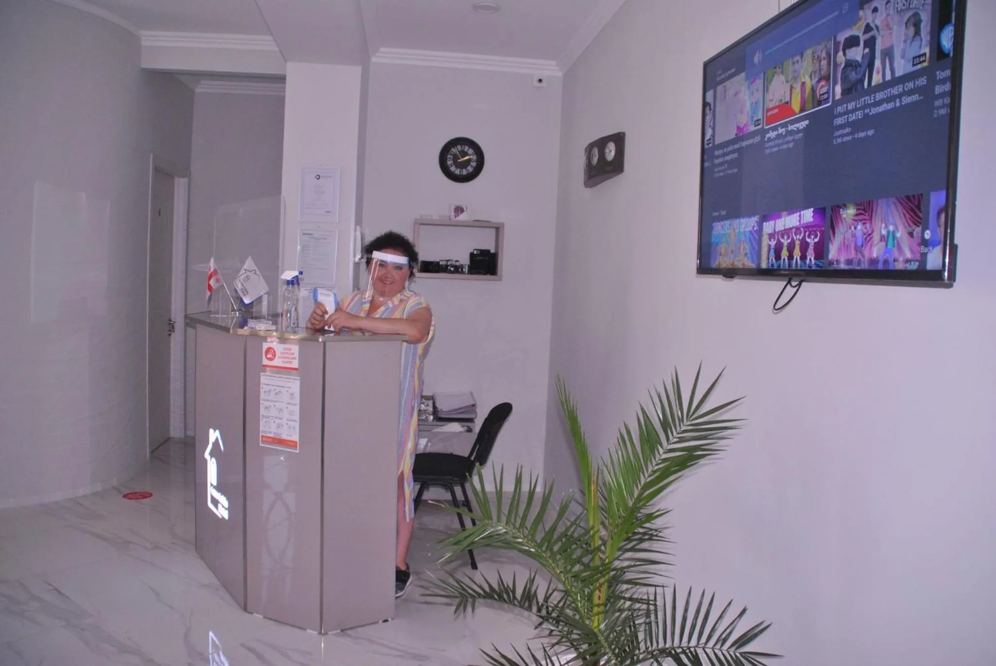 Lobby or reception in Hotel Casa calda