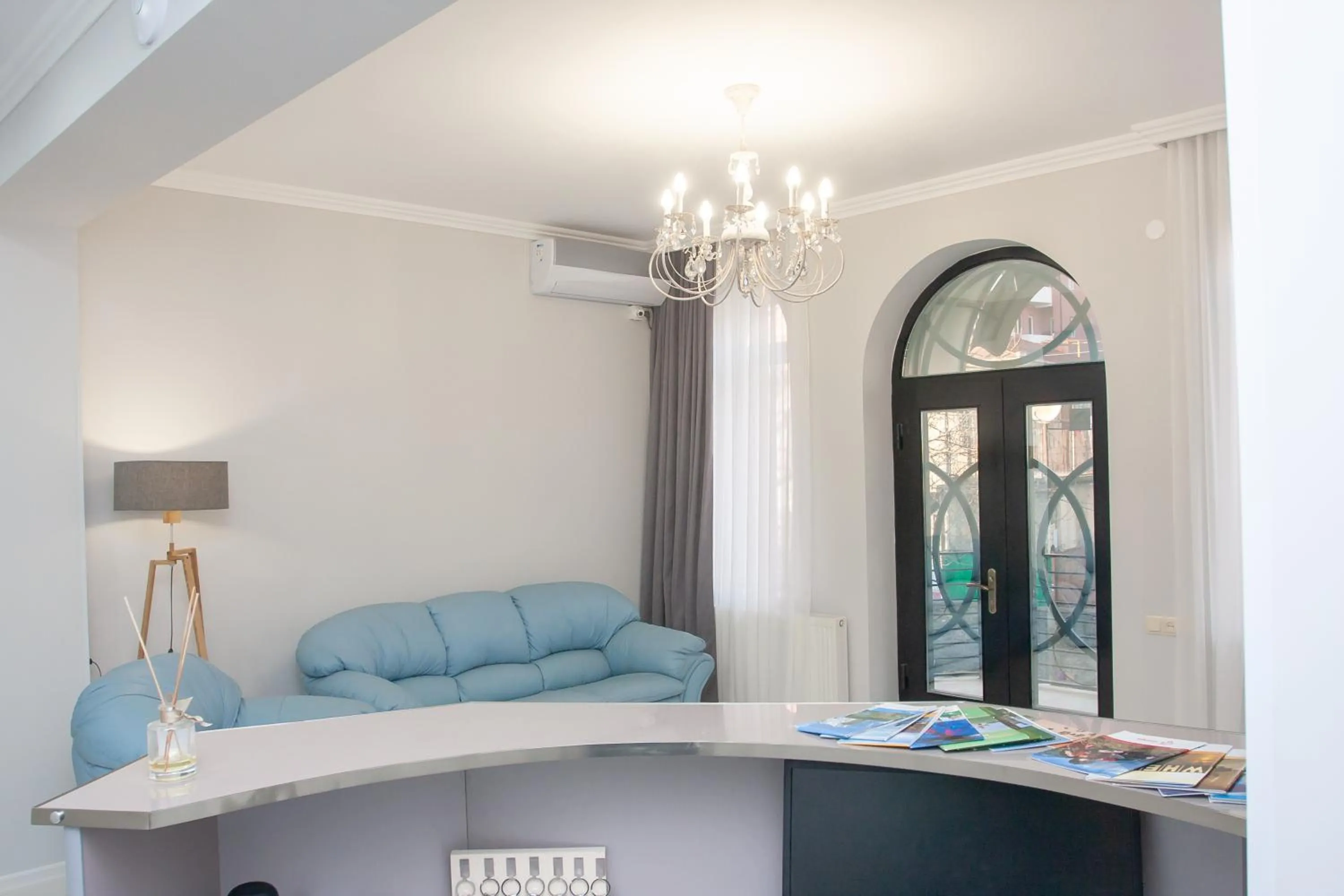 Seating area in Hotel Casa calda