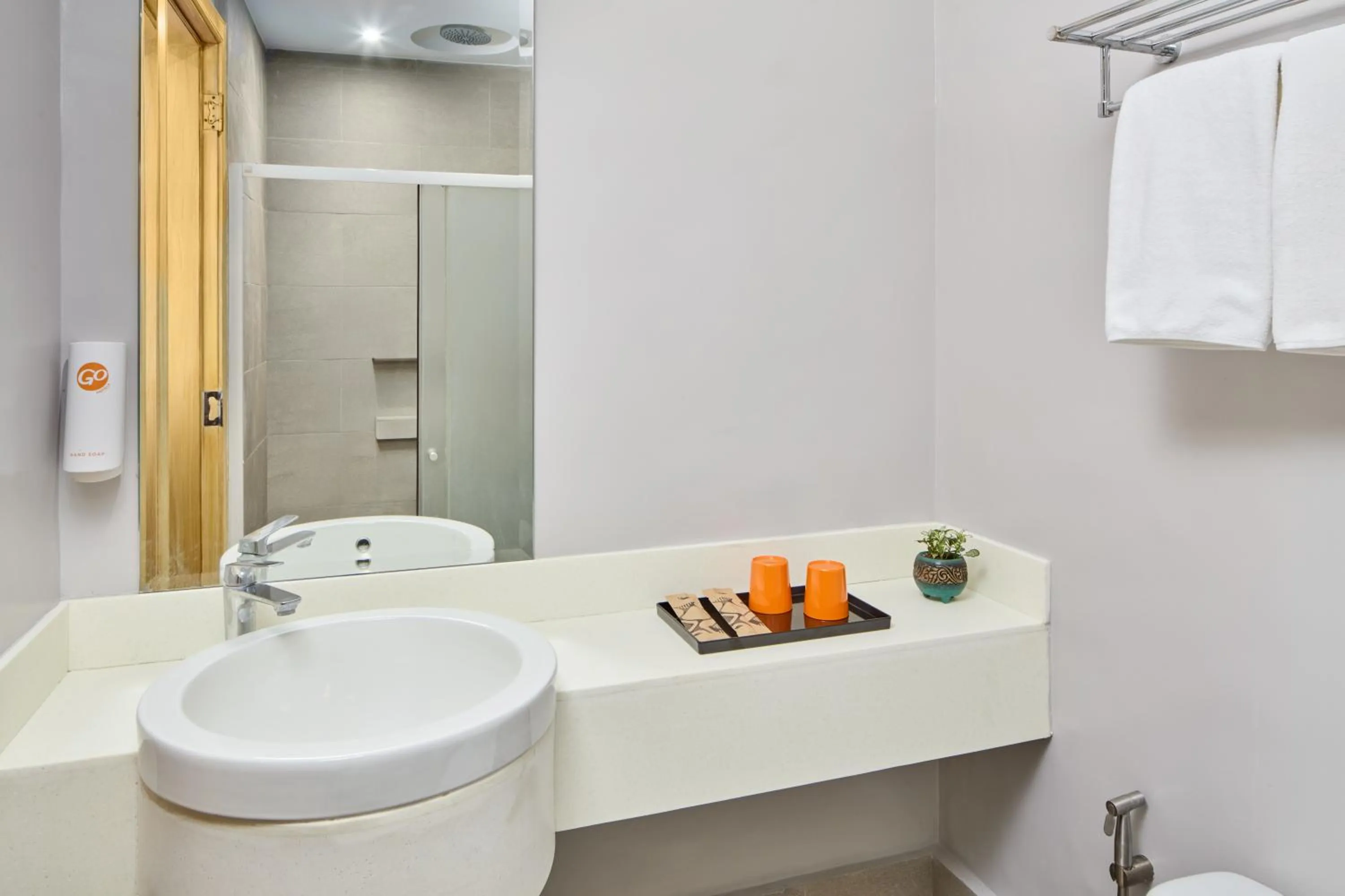 Bathroom in Go Hotels Plus Bacolod - Newly Renovated